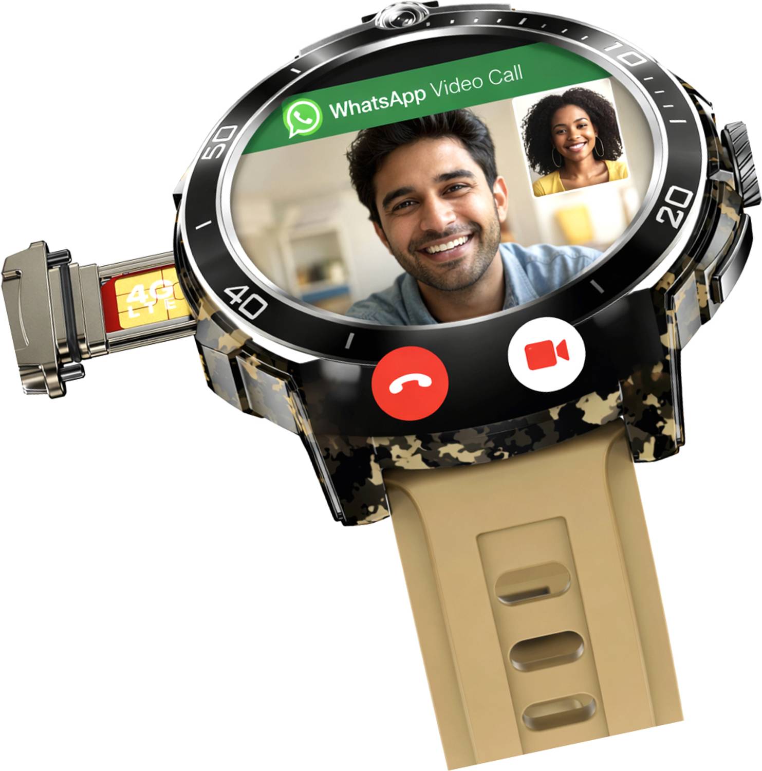 Correngo Android 5G Smart Watch Sports Mode WiFi/WhatsApp/YouTube