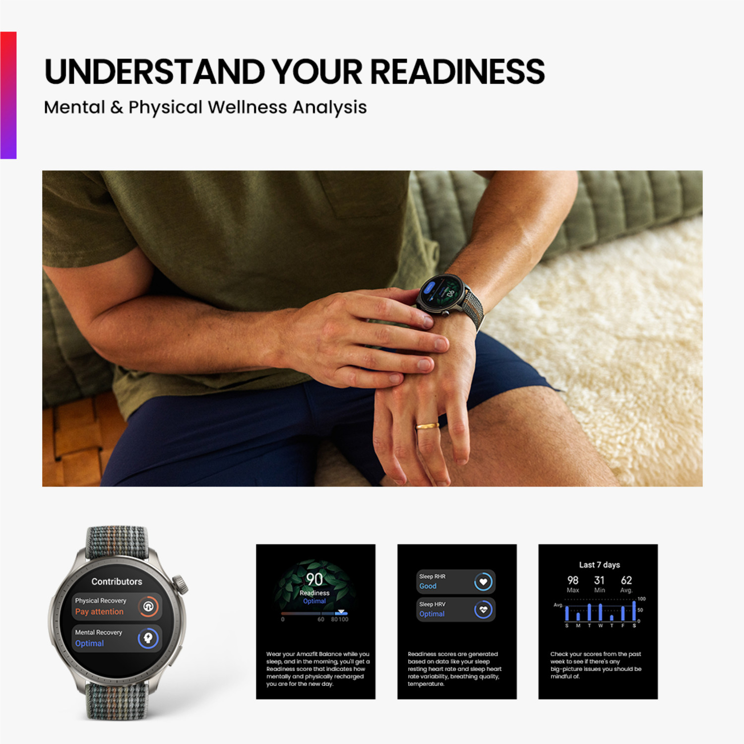 Image of AMAZFIT Balance with 1.5'' AMOLED Display, AI Fitness , Bluetooth Calling Smartwatch
