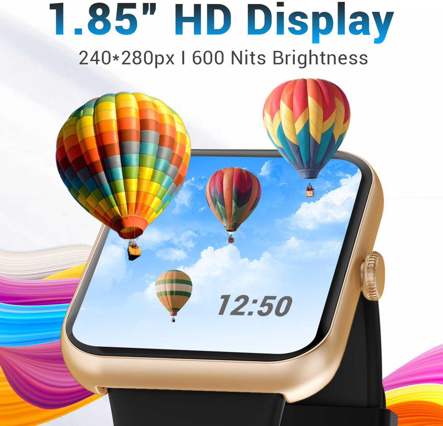 Image of PA Maxima Max Pro Samurai with 1.85 inch HD Display, Call Accept Option,Hindi Language Support Smartwatch