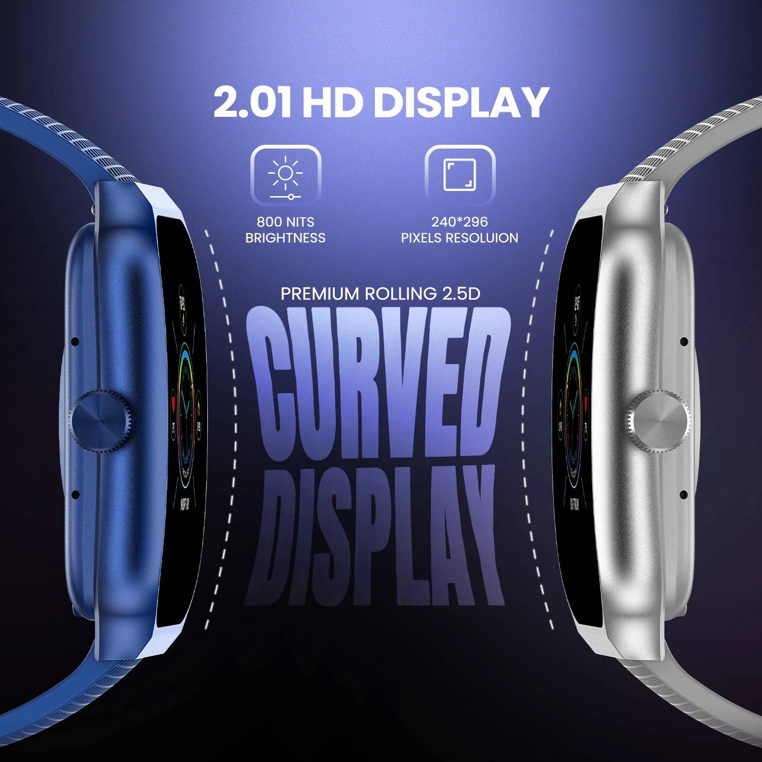 Cellecor RISE 2.01 Curved HD Display Smartwatch - Image 2