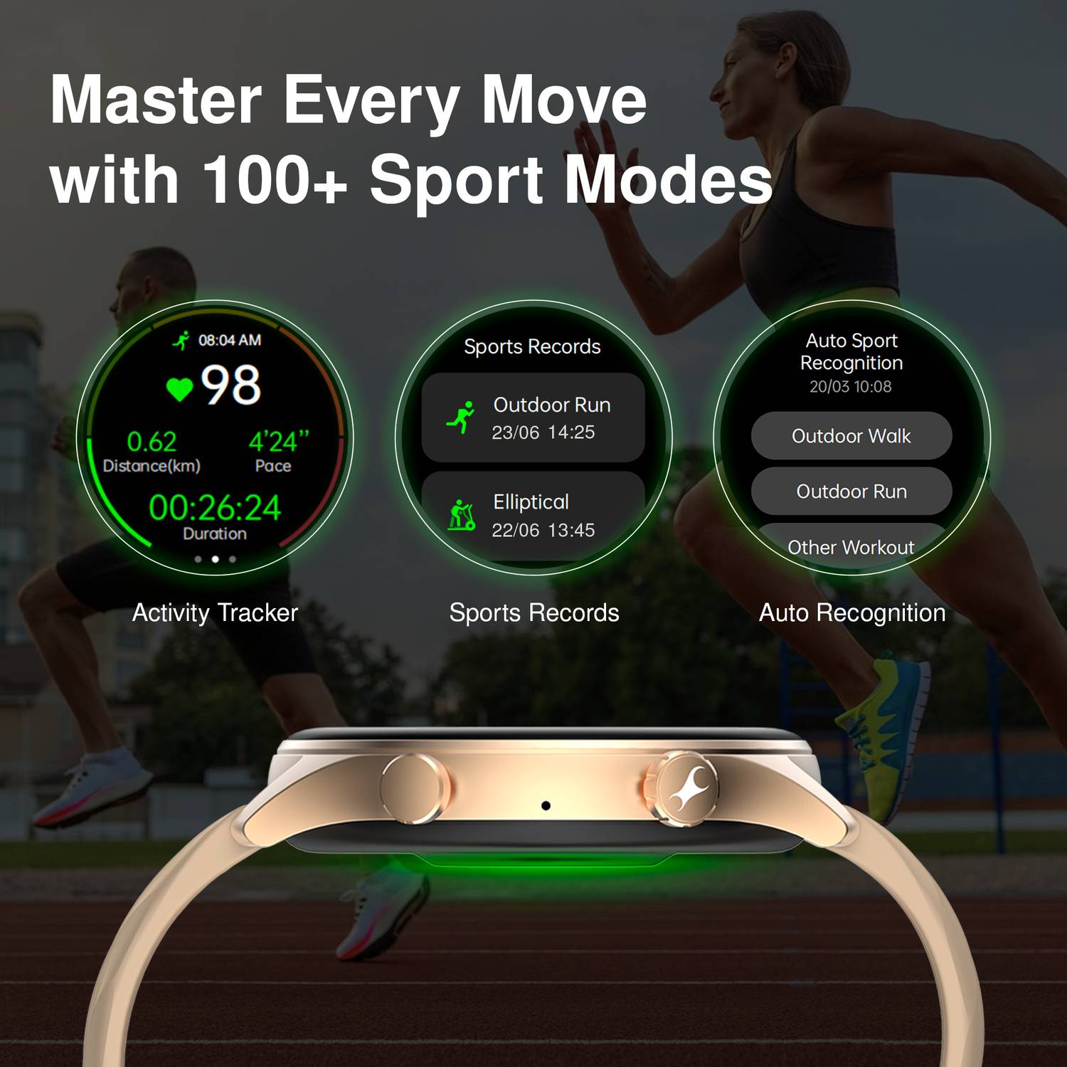Fastrack Optimus2 Pro Smartwatch Gray - Image 4