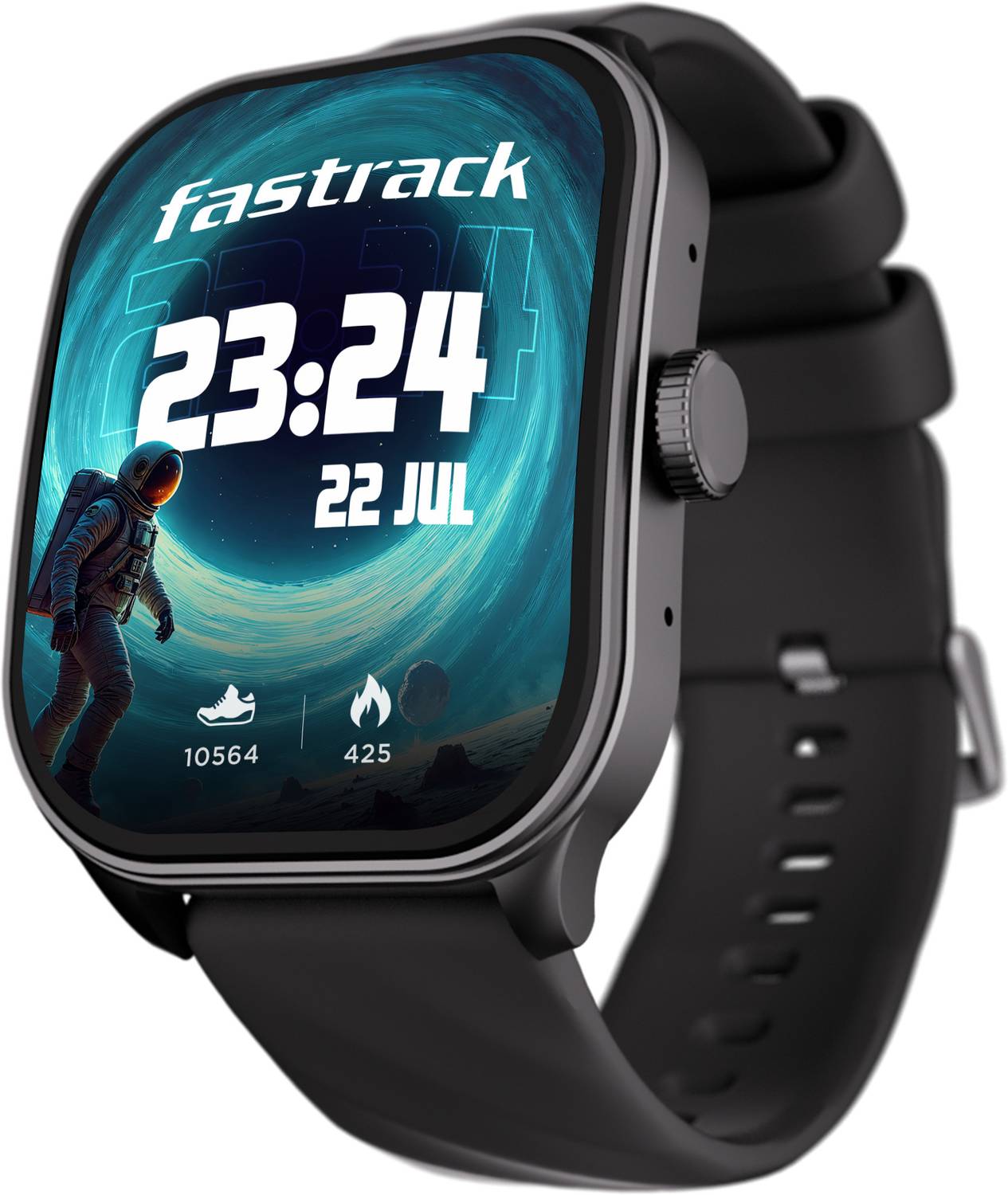 Fastrack Fastrack Revoltt FS1 Pro Smartwatch (Black Strap, Free S