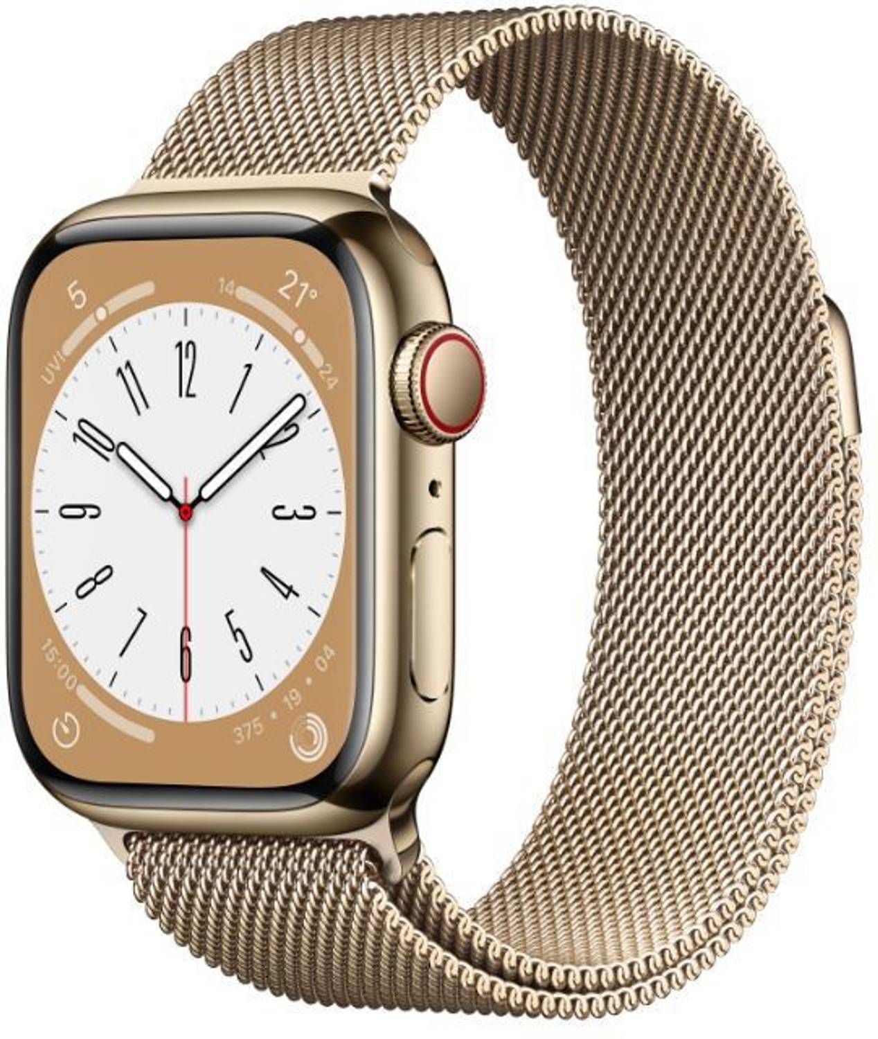 Apple Watch Series 8 GPS + Cellular with ECG app, Temperature sen