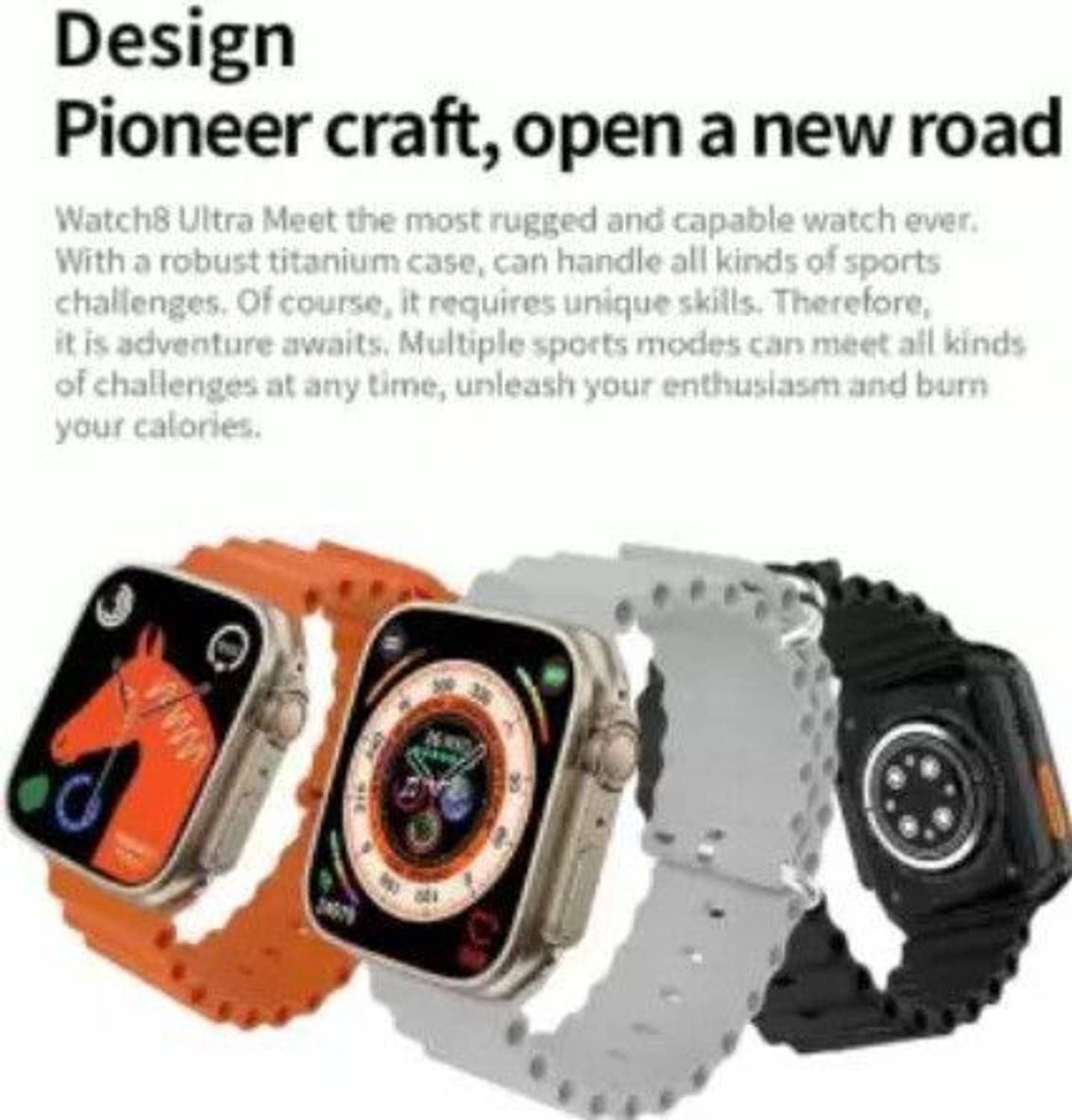 RKLS T900 2.09" Big Screen Wireless Charging Smart Watch - Image 4