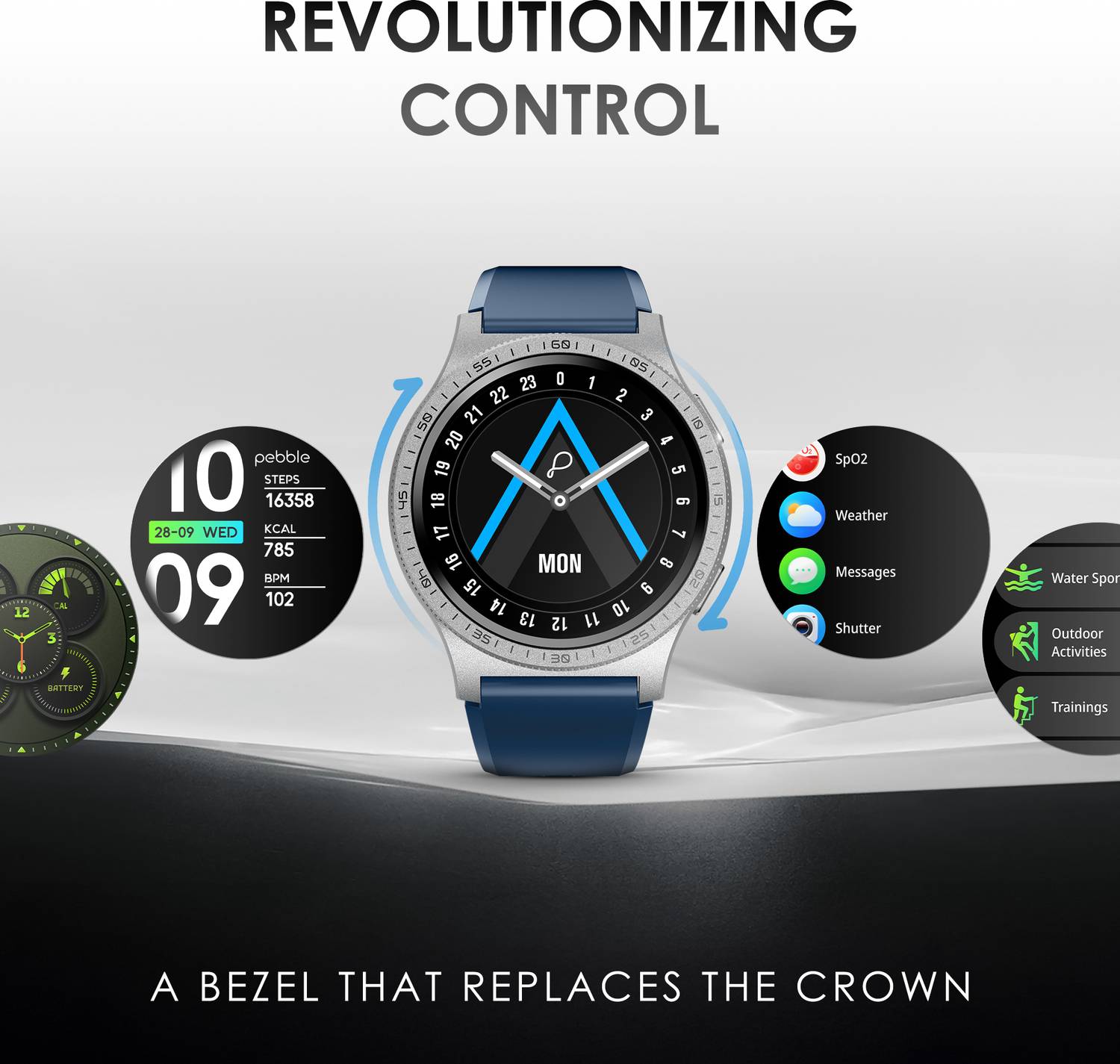 Pebble Revolve Pro Premium Smartwatch - Image 4