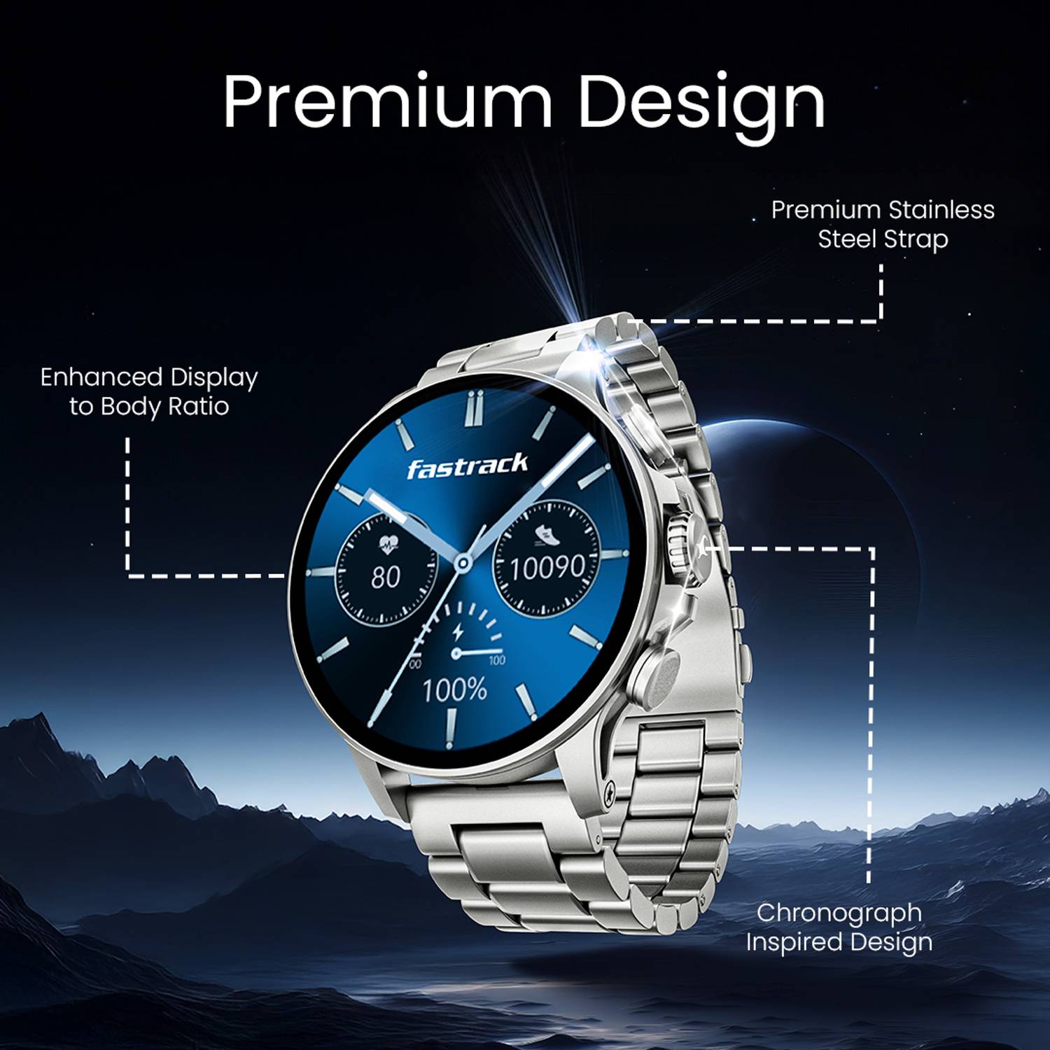 Fastrack Marvellous FX2-1.54 Smartwatch - Image 3