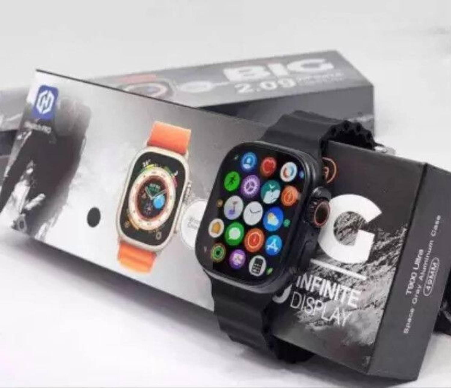 RKLS T900 2.09" Big Screen Wireless Charging Smart Watch - Image 5