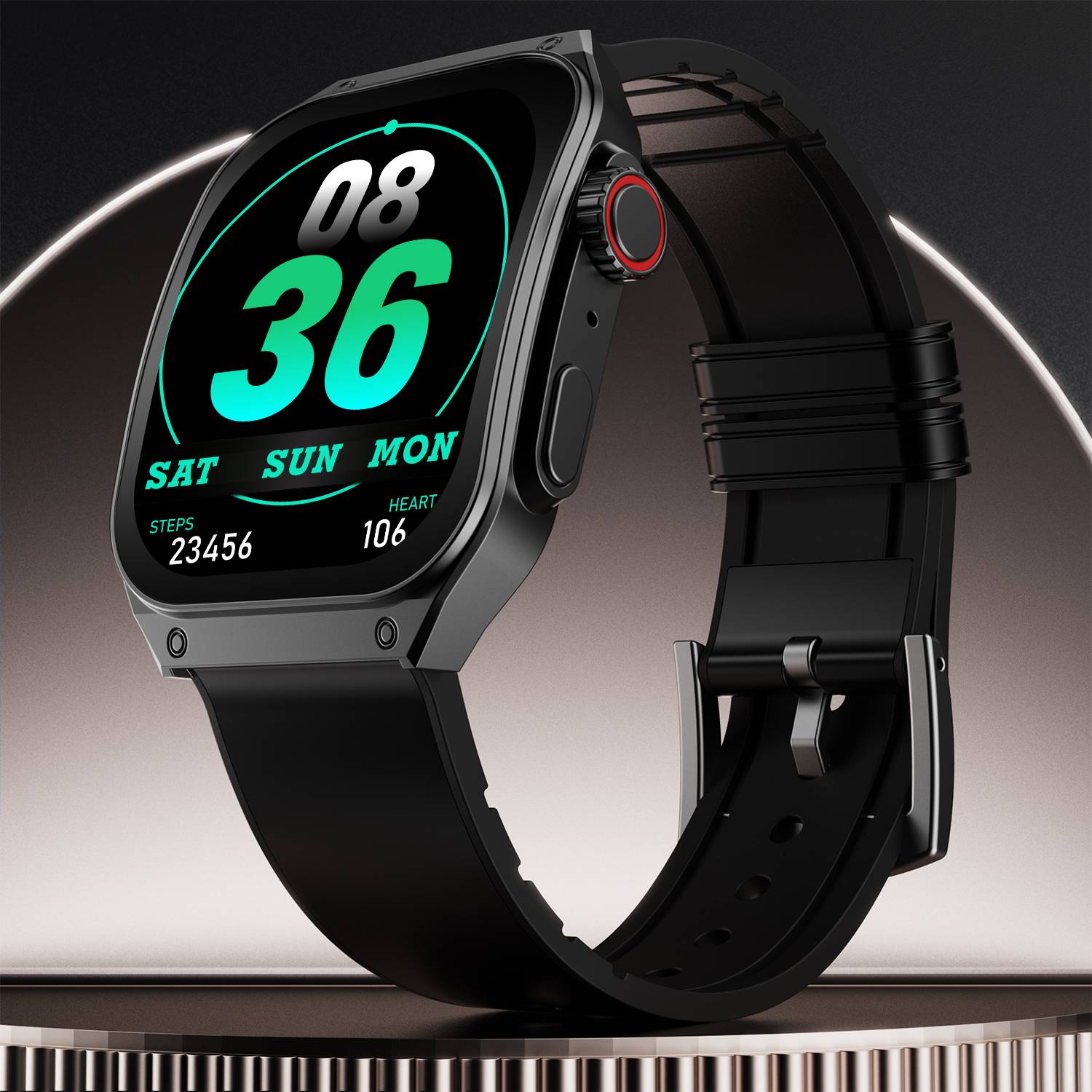 fire boltt Horizon 51.8mm (1.96") AMOLED Display, Wireless Chargi