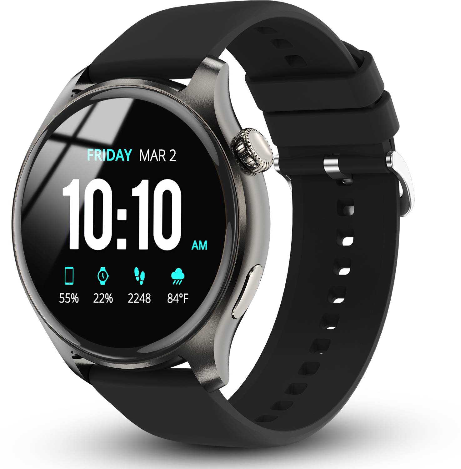 Nervfit Orion S1 1.43" TrueColor+ AMOLED with Always ON, BT Calls