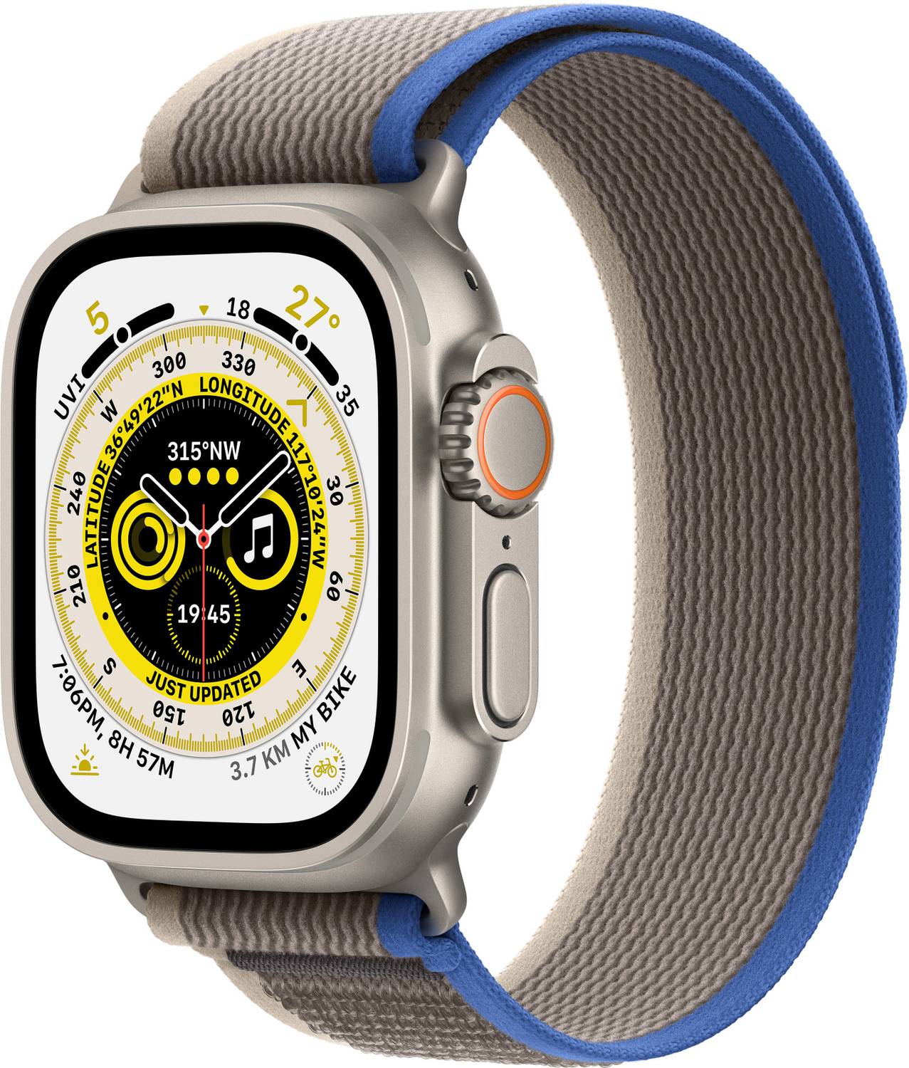 Apple Watch Ultra 49mm GPS + Cellular - ECG App, Temp sensor, Fal