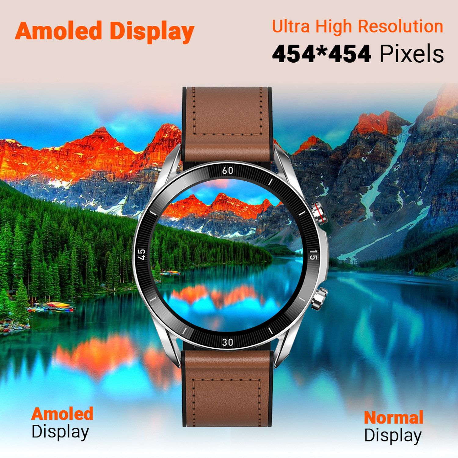 Image of Fire-Boltt Almighty 35.3mm (1.39) AMOLED BT Calling High Res 464*464, Voice Assistance Smartwatch