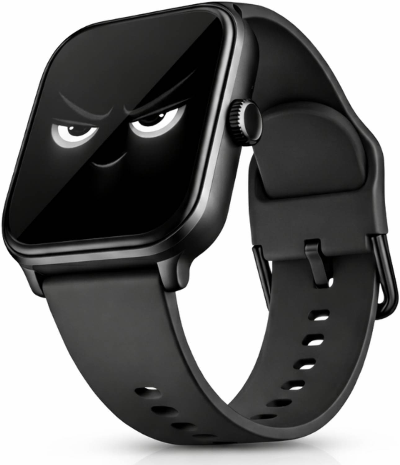 TECHIO H9 PRO MAX SMART WATCH Smartwatch (Black Strap, FREE)