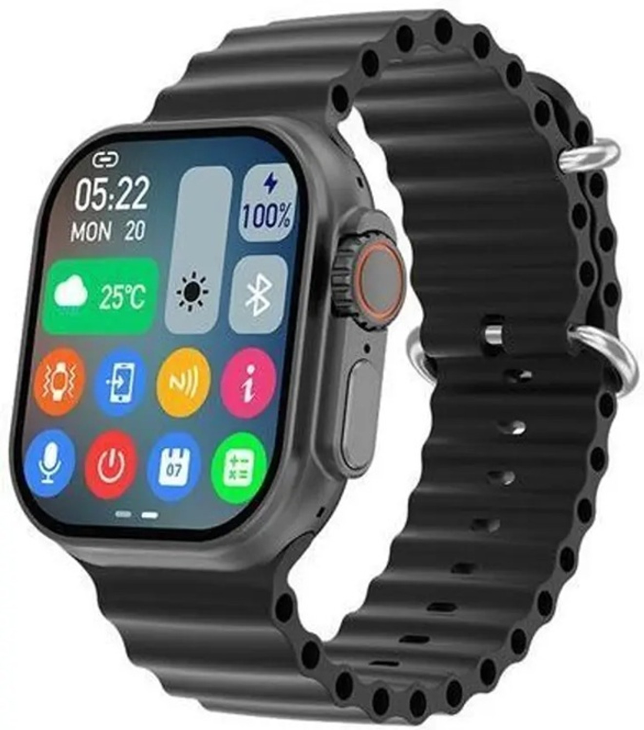 Image of Onikuma T800 BT watch 2in Big Screen Sunlight Proof Display Music Play Insta WA Notifier Smartwatch