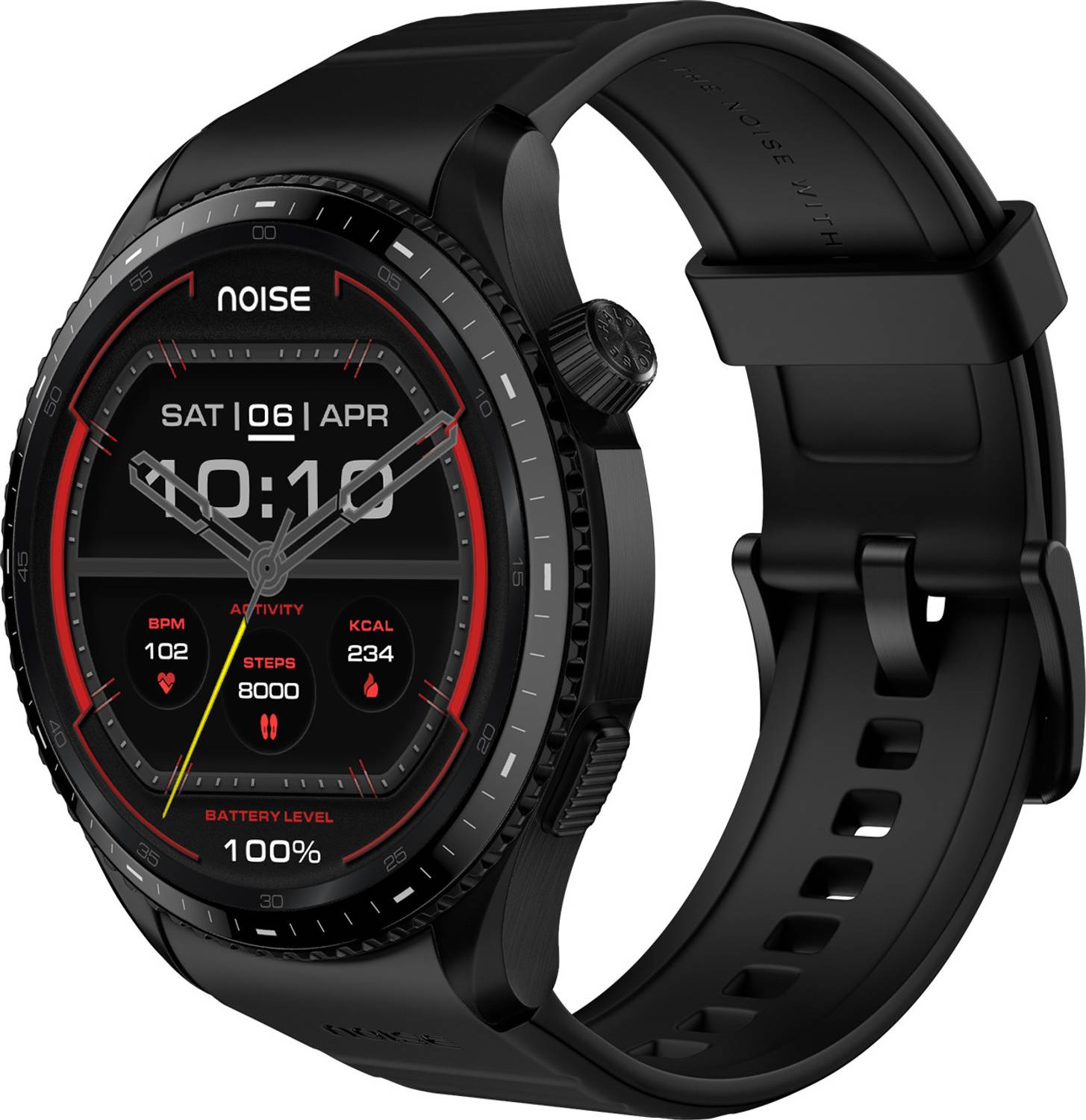 Noise Halo 3 1.43 AMOLED Display, 1000NITS Brightness, Premium Me
