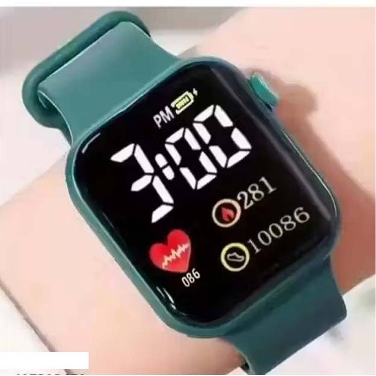 OMNBV New Luxurious premium Pink Digital LED Full Waterproof Watc