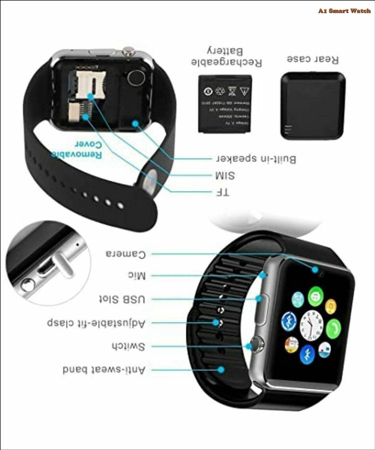 Hayyo A1 Smart Watch - Image 1