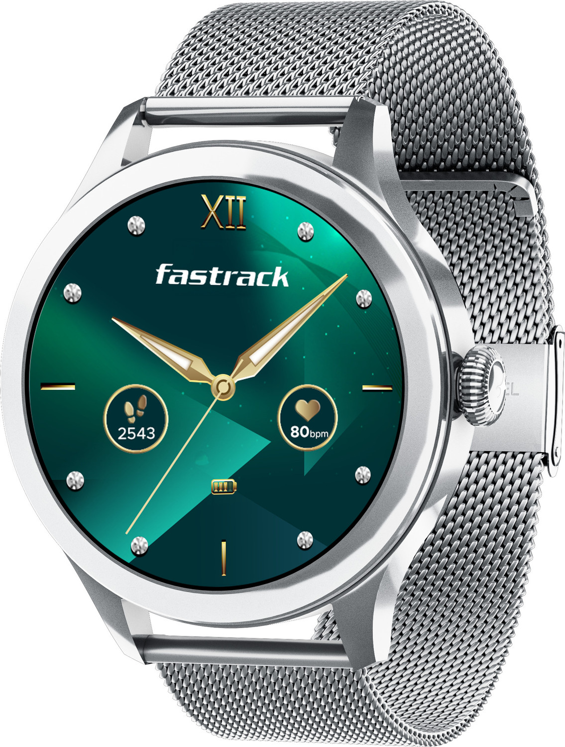 Image of Fastrack Noi Pro-1.19''|Women's Fashion|AMOLED|AOD|1000 NIS|Functional Crown|BT Calling Smartwatch