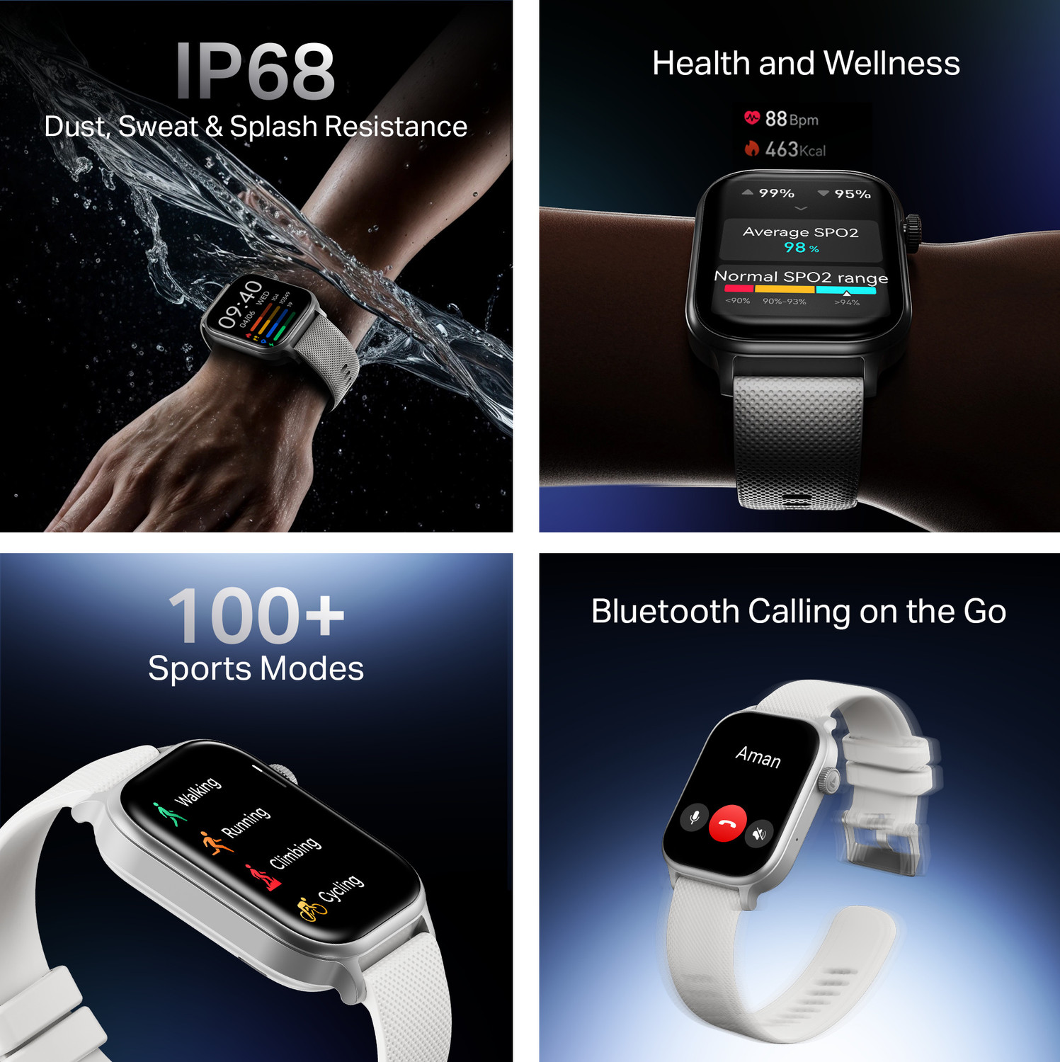 Image of boAt Storm Infinity Plus, 20 Days BIG Battery, ASAP Charge, 1.96 inch(4.97 cm) HD Display Smartwatch