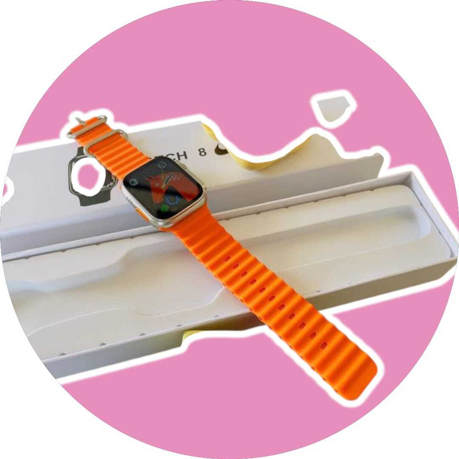 Image of Onikuma T800 BT watch 2in Big Screen Sunlight Proof Display Music Play Insta WA Notifier Smartwatch