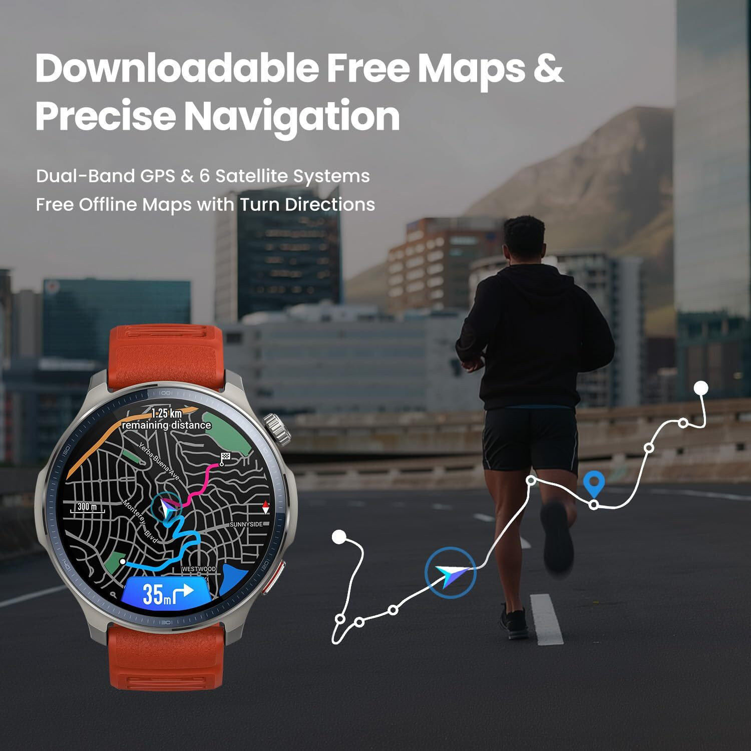 Image of AMAZFIT Balance 2 1.5 AMOLED Sapphire Glass Display,Dual Band GPS,Upto 21 Days Battery Smartwatch