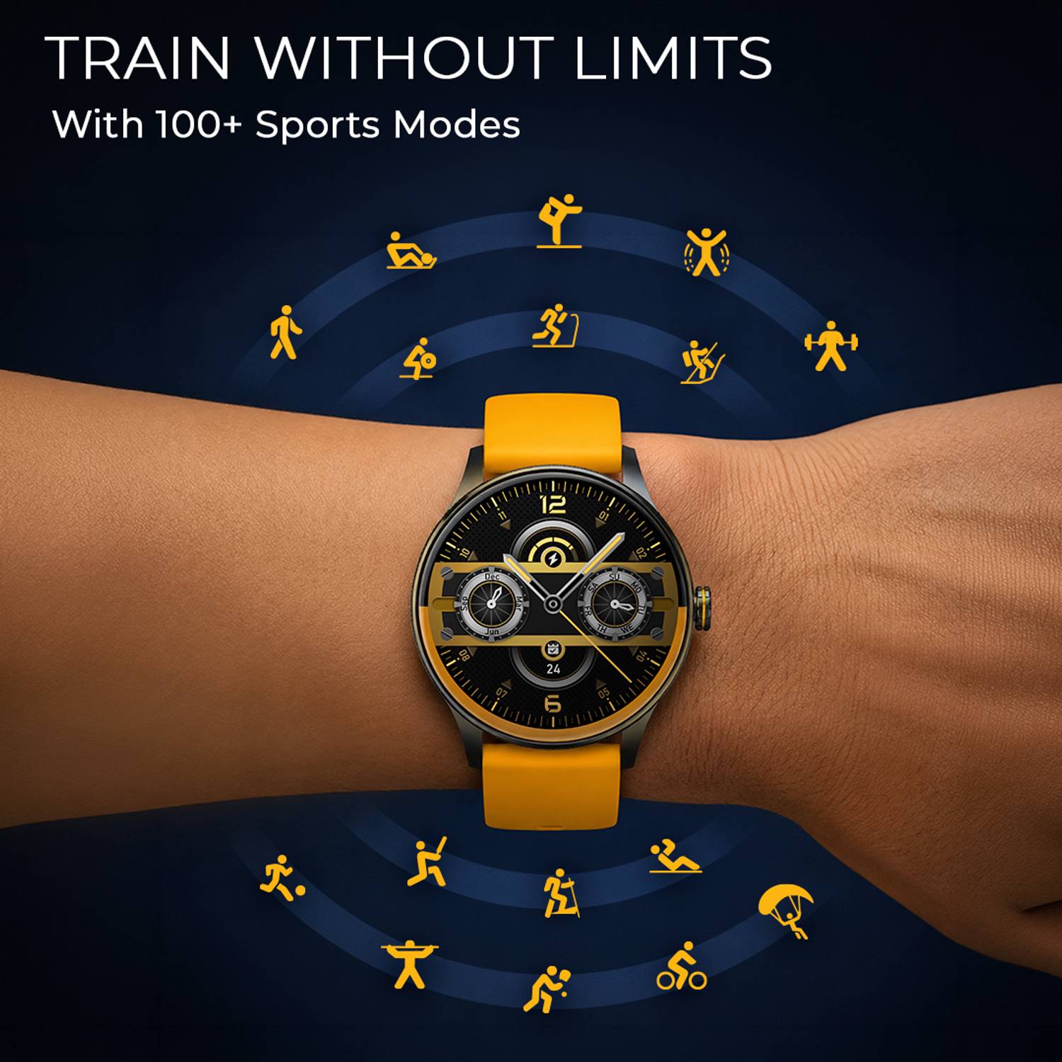 Fastrack Smart Jupiter R3 Pro Smartwatch Gray - Image 5
