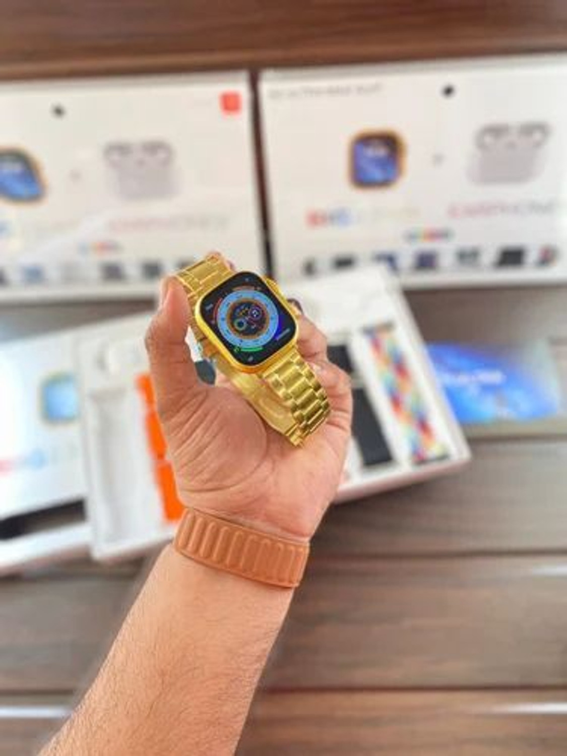 Image of TECHMAZE i20 smart watch & S8 4G network Android System T800 Ultra T6 Smartwatch