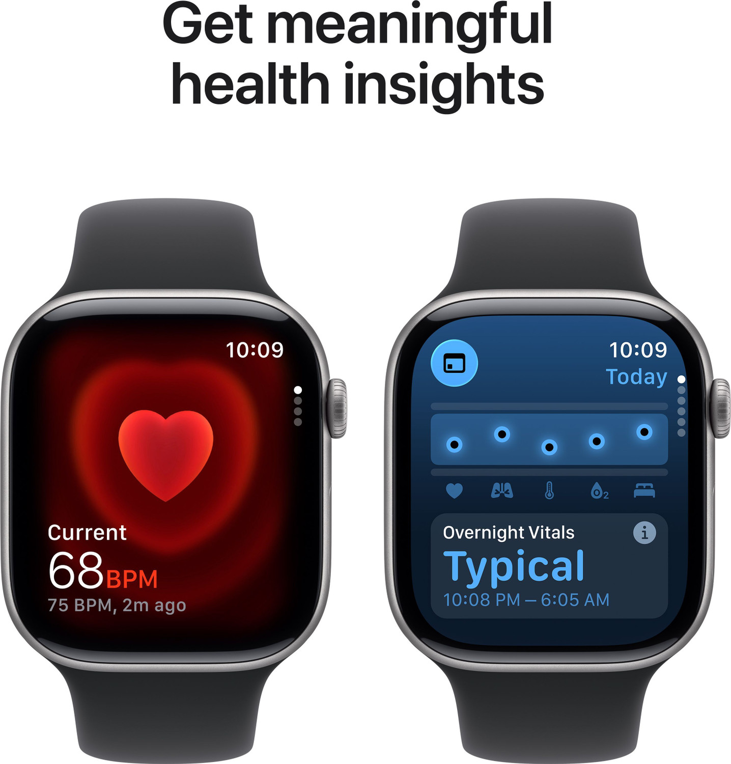 Image of Apple Watch Series 11 GPS + Cellular 46mm Grey Aluminium Case Black Sport Band - M /L