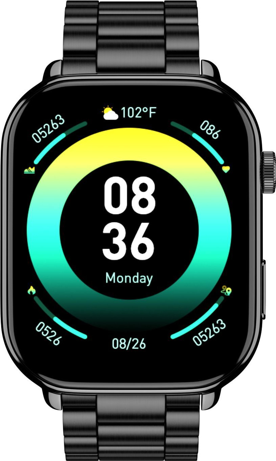 Image of Noise Icon 4 with Stunning 1.96'' AMOLED Display, Metallic Finish, BT Calling Smartwatch