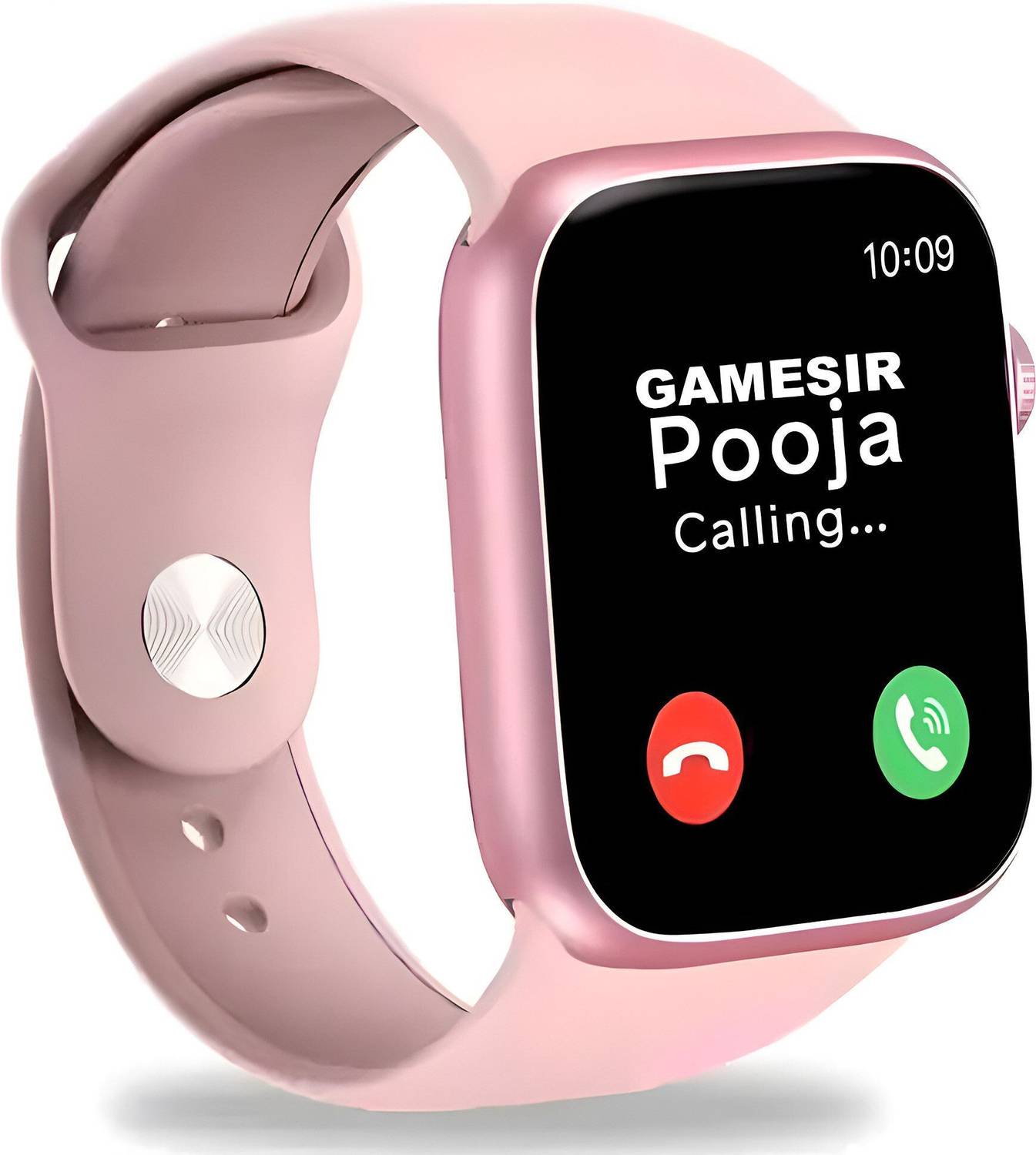 GameSir I8 Pink-A1 Full Screen Touch Watch Specially Made for Girl & Women Smartwatch