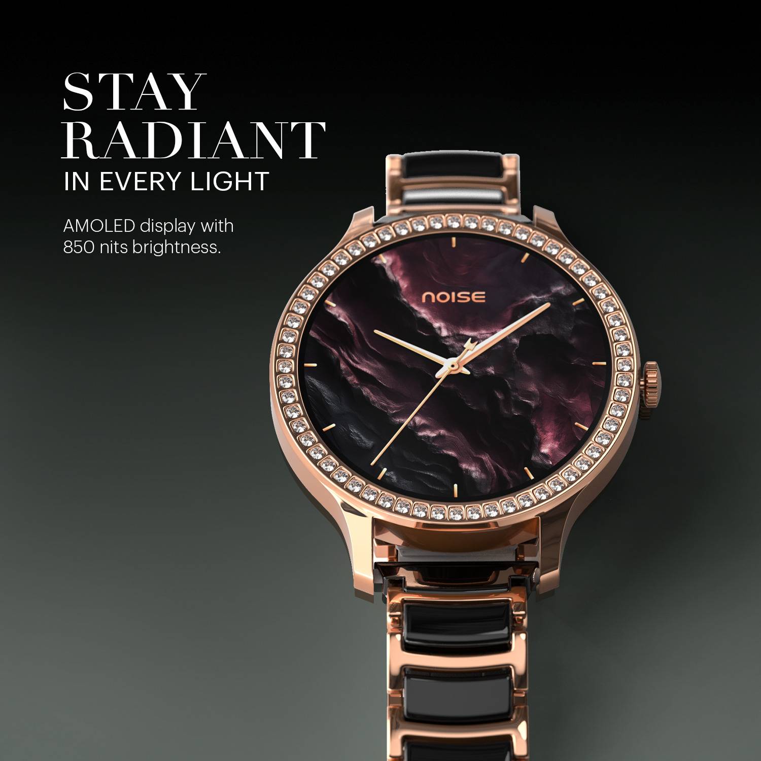Noise Diva Araya Smartwatch Gold - Image 5