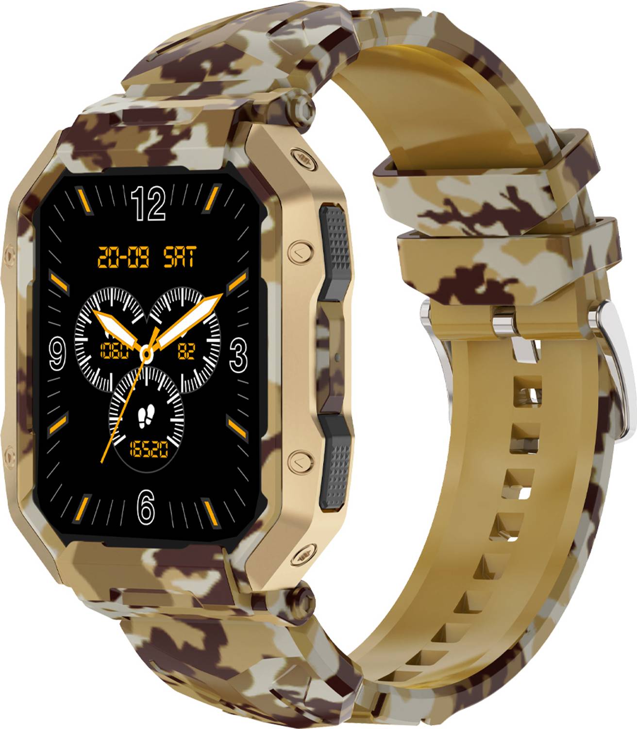 Fire-Boltt Cobra 45.2mm (1.78) AMOLED Army Grade Build, Bluetooth