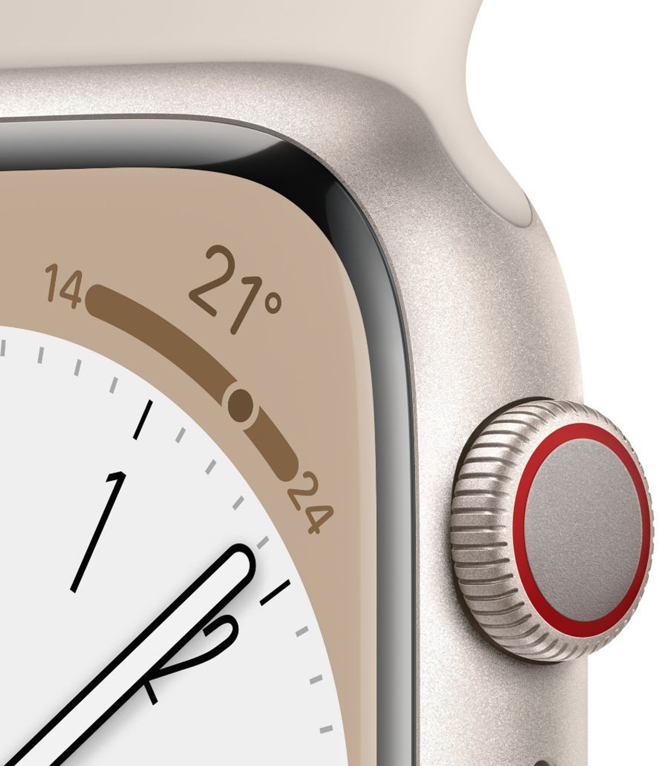 Image of Apple Watch Series 8, 41mm GPS + Cellular ECG app, Temperature sensor, Crash Detection