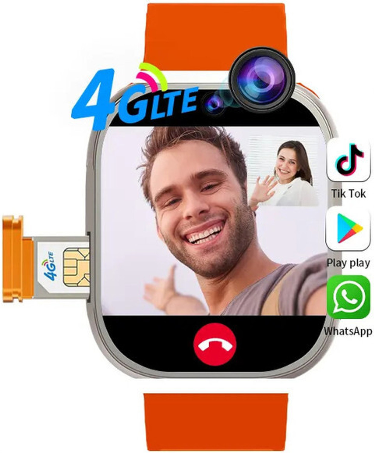 Image of Bestarc 5G Android Smartwatch with Social Media Apps and WhatsApp Installed Smartwatch