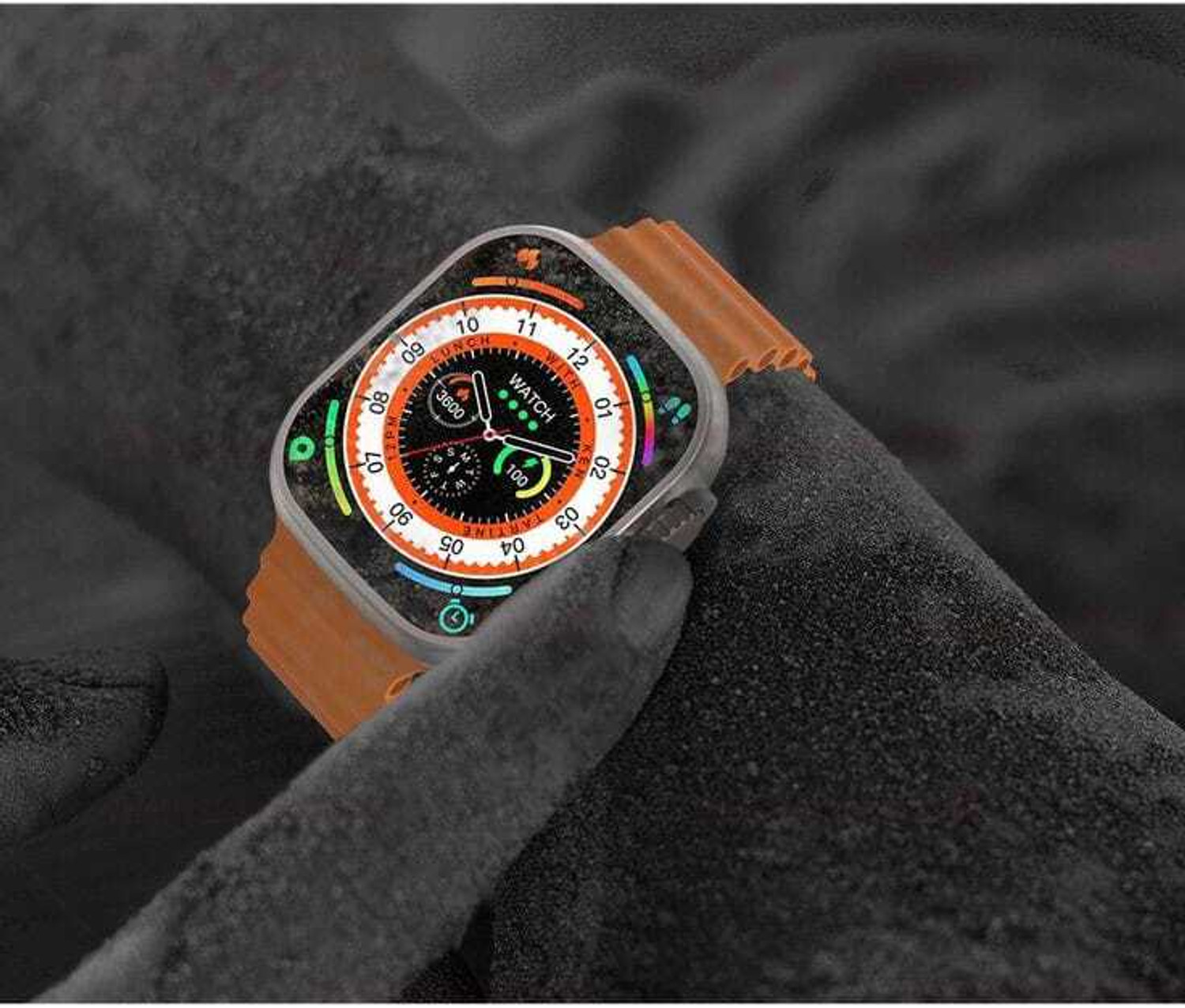 Image of Yash Enterprises T800 Ultra Smart Watch Series 8 ORANGE522 Smartwatch