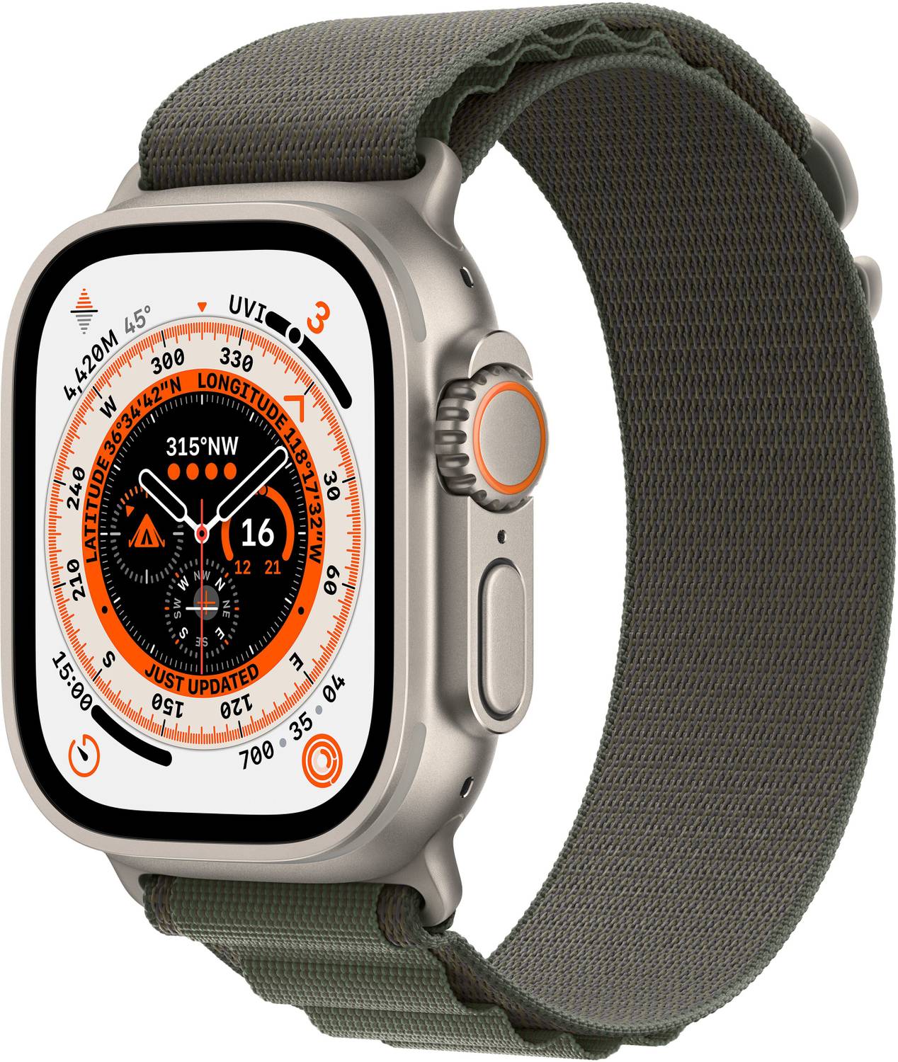 APPLE Watch Ultra GPS + Cellular - ECG App, Temp sensor, Blood oxygen, Fall Detection