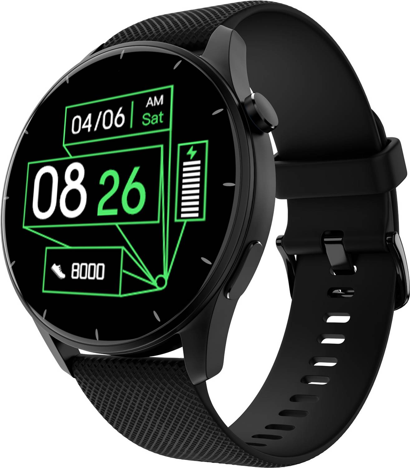 Noise Crew 1.38 Round Display Bluetooth Smartwatch - Image 2