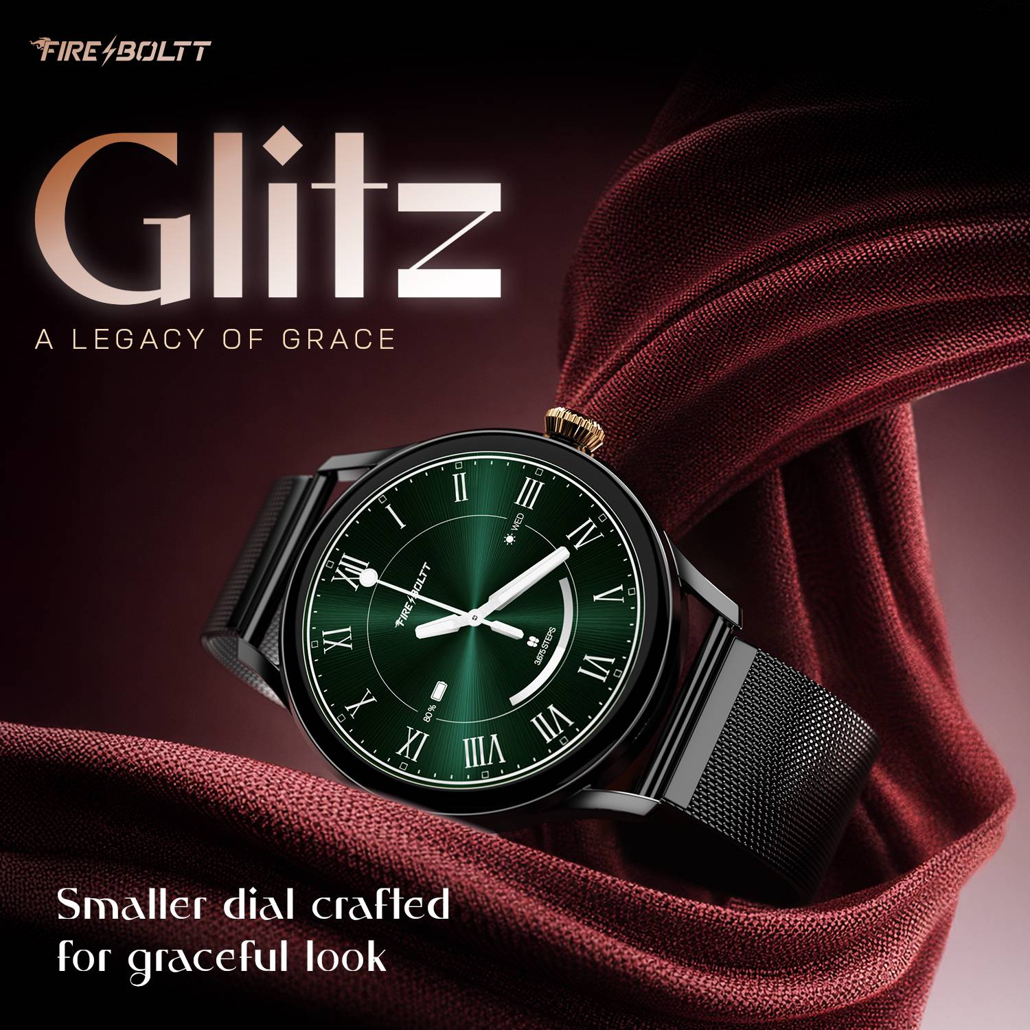 Fire-Boltt Glitz 1.19 AMOLED Display Smartwatch - Image 2