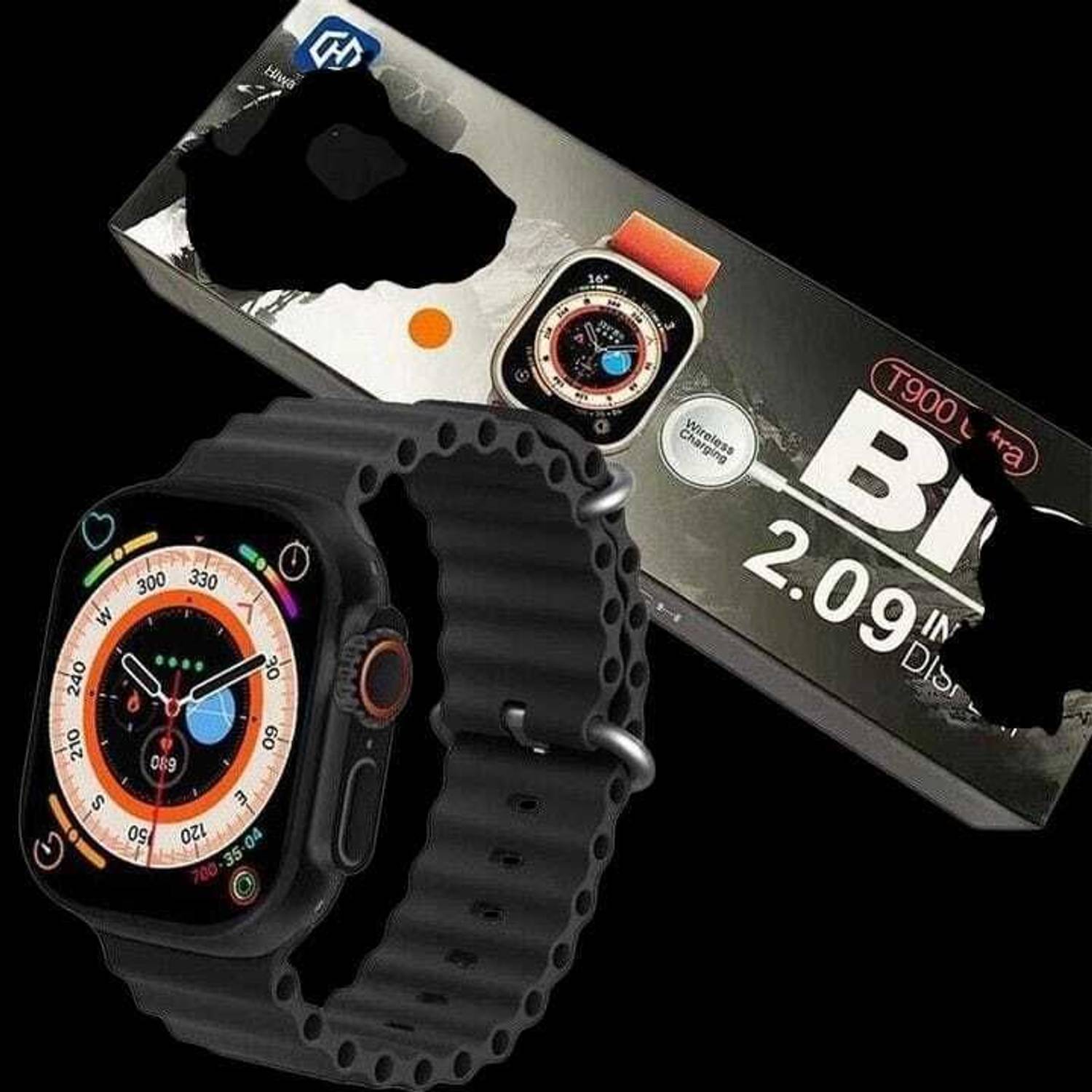 RKLS T800 Ultra Smartwatch Black - Image 5