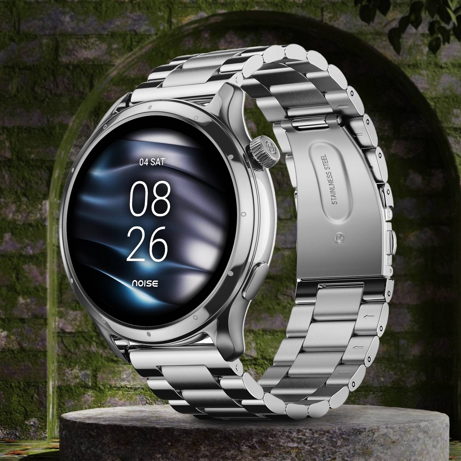 Noise Mettle 1.4'' display, Stainless Steel finish with Metal Str