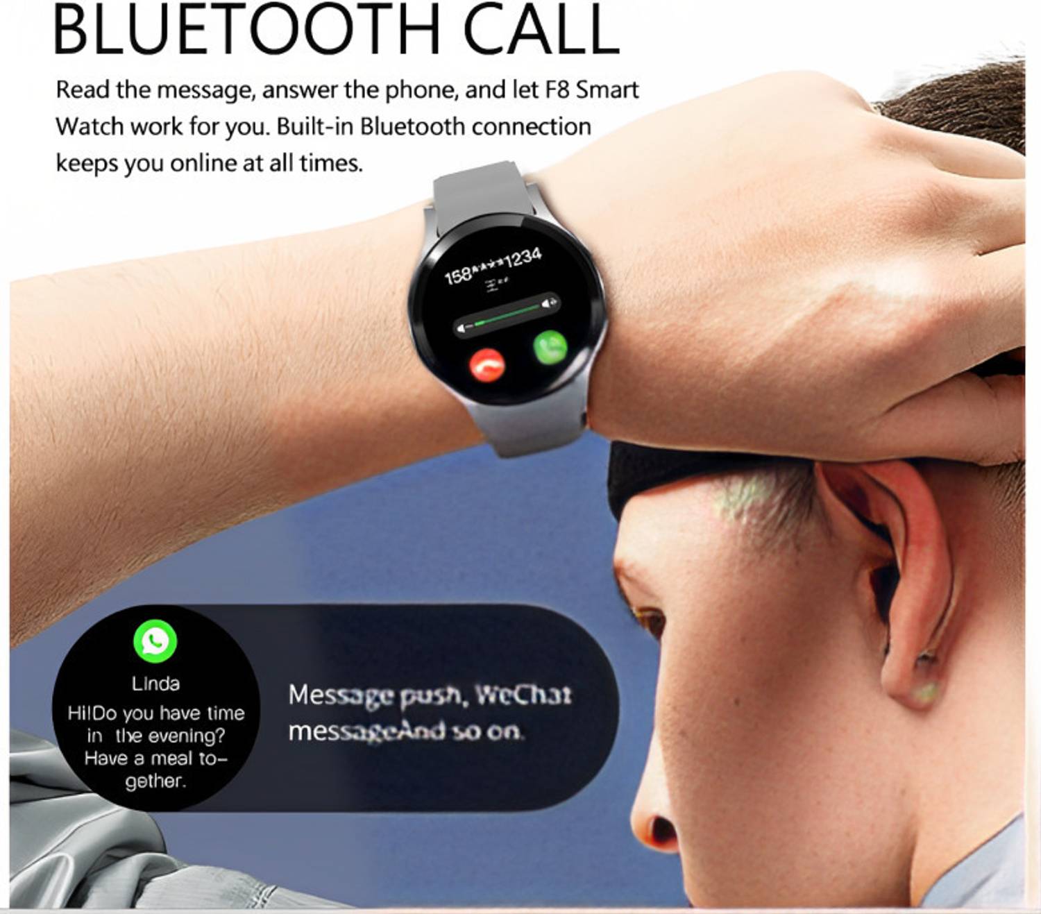 GameSir Active 2 Round BT Calling Smartwatch - Image 5