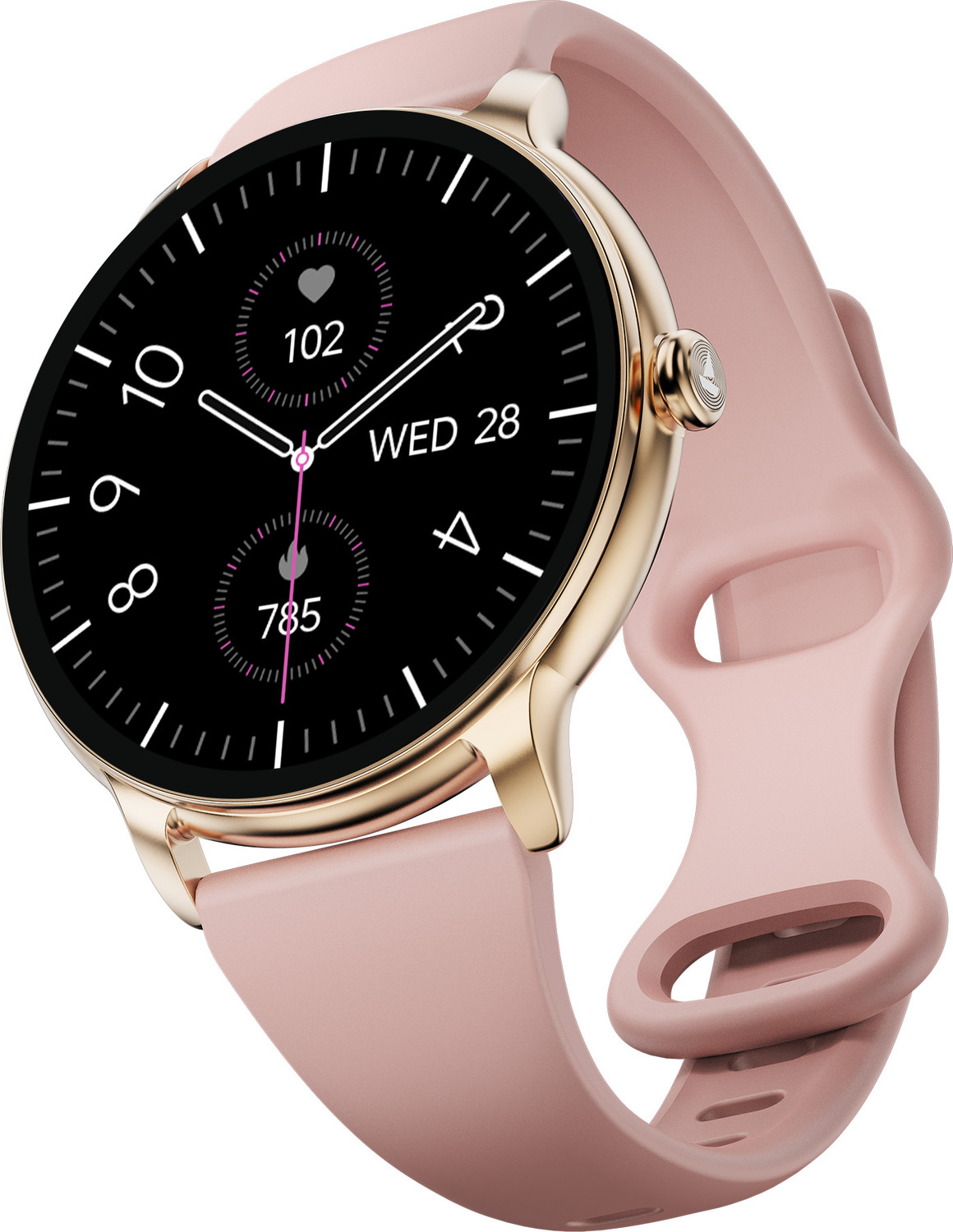 Image of boAt Chrome Iris Ultra-Sleek Metal Body,1.32 AMOLED,1000 Nits,Female Cycle Tracking Smartwatch