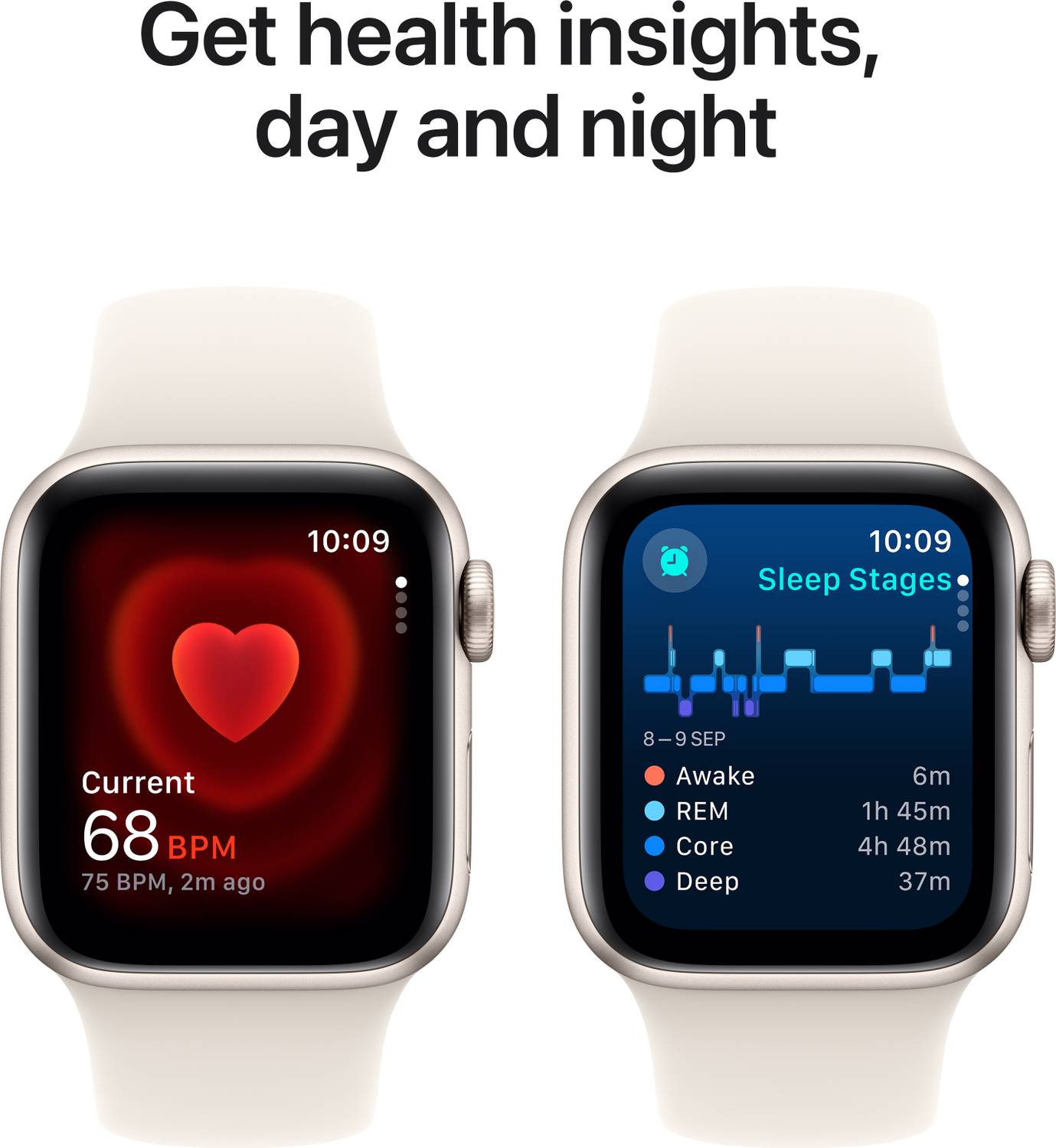 Apple Watch SE 2 GPS 40mm (2nd Gen) Starlight Aluminium with Sport