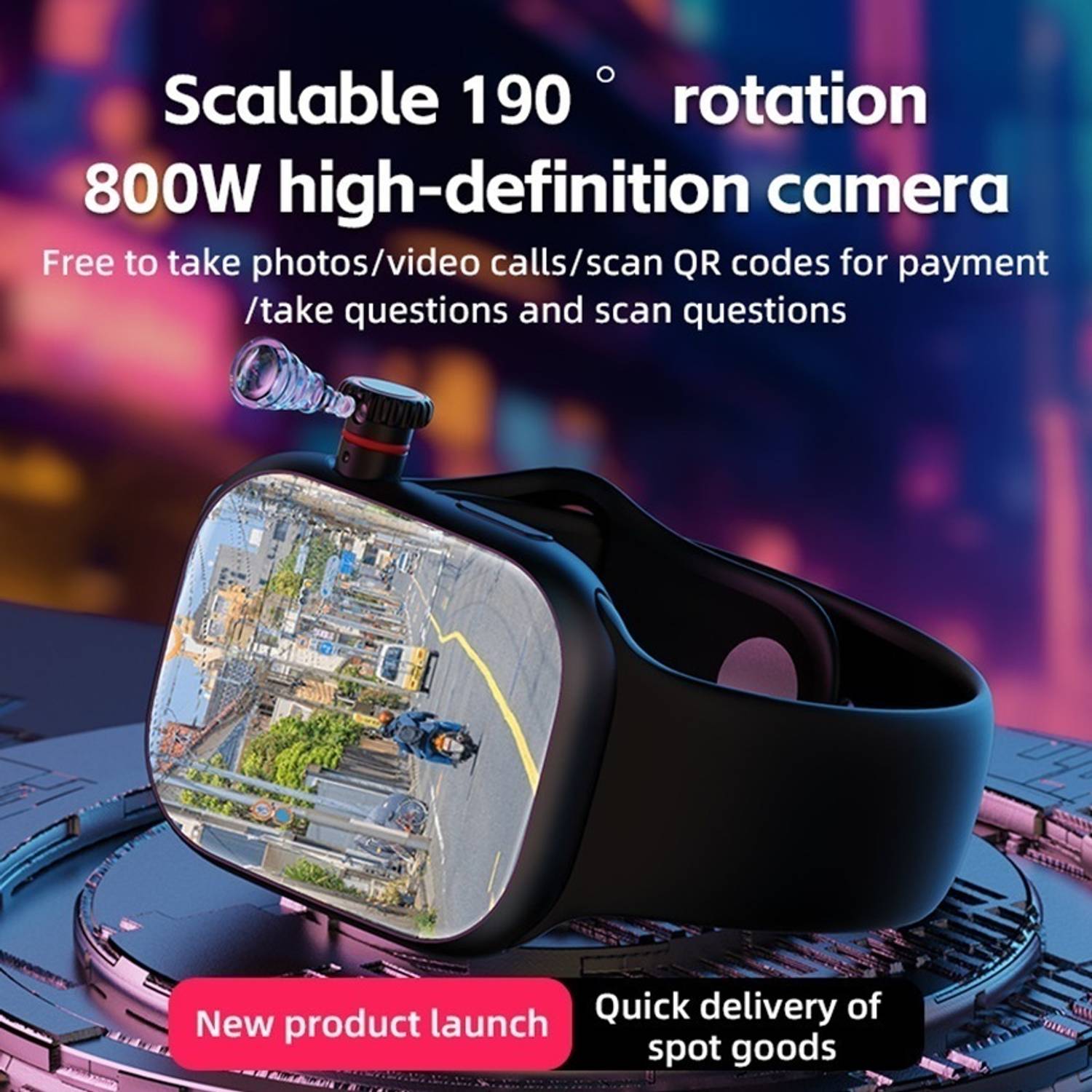 SEHUB Premium S9 4G Smartwatch with Camera - Image 3
