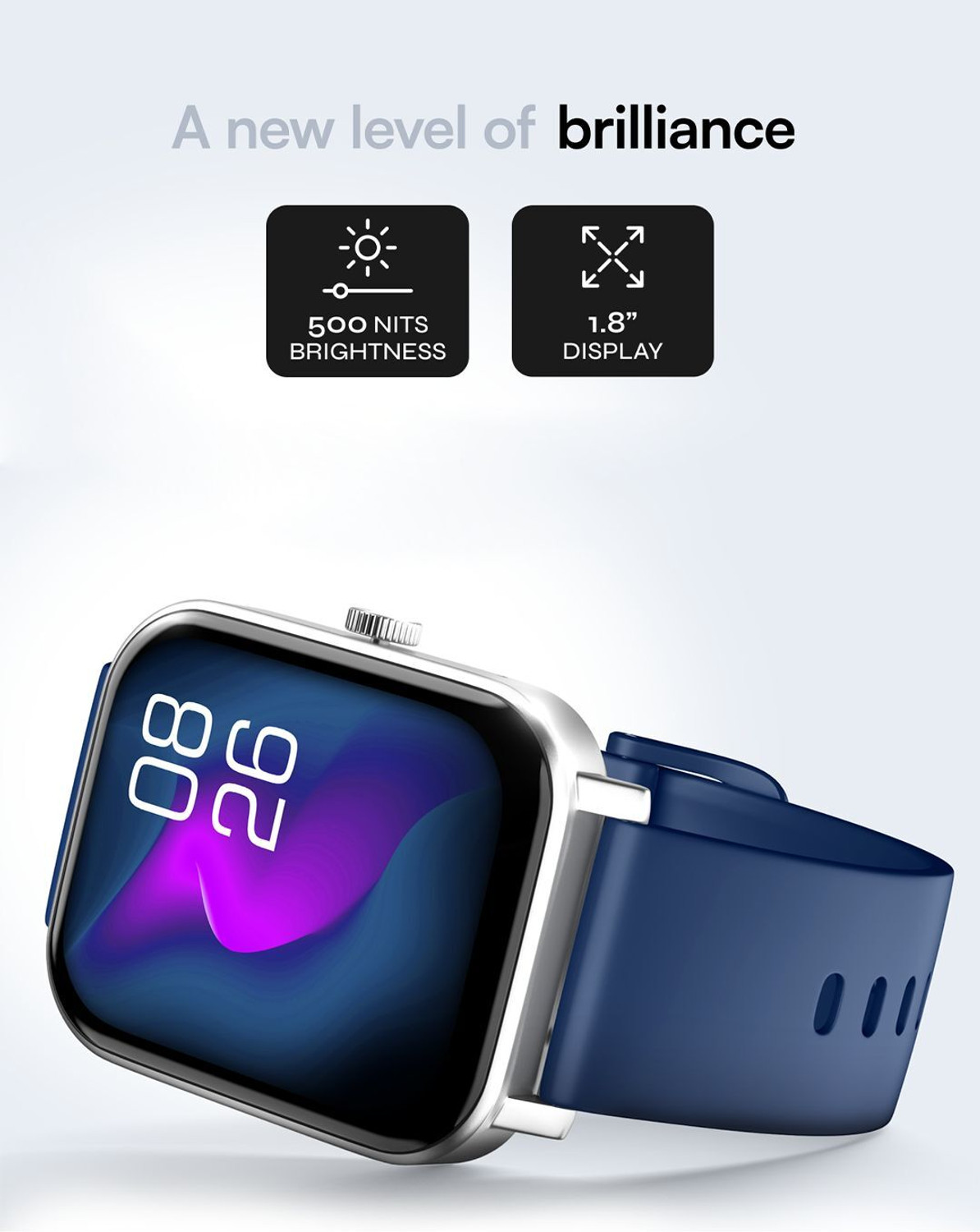 Image of Noise Icon 2 Gen 2 - 1.81 Display, BT Calling, 500 NITS Brightness Smartwatch