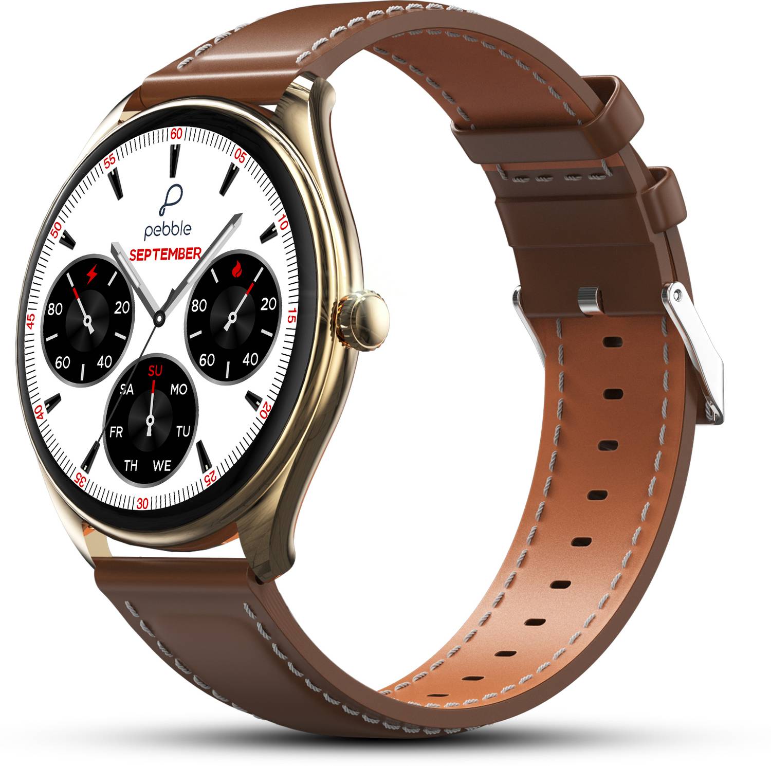 Pebble Royale Legend Slimmest Design,1.43''Amoled Display, BT Cal