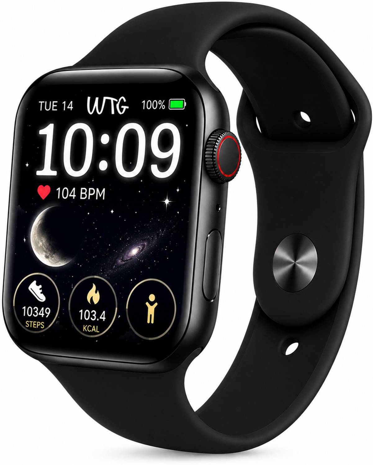 WTG T500 Pro 1.92" HD Display Bluetooth Calling, Notifications, Fitness, Music Smartwatch