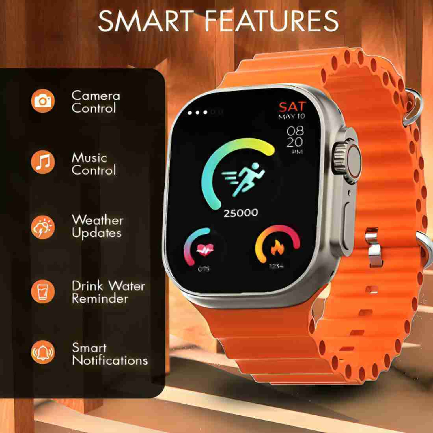 Image of zdea T800 ultra smart watch with wireless charging Smartwatch Smartwatch