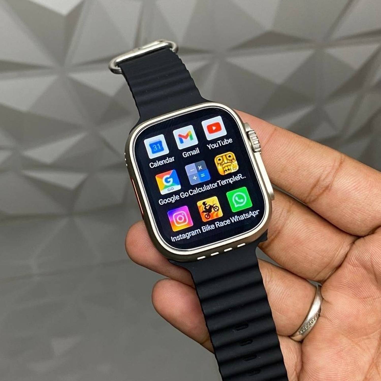 Yash Enterprises T800 Ultra 8 Smartwatch BT Calling 1.99" HD Display for Men & Women Smartwatch