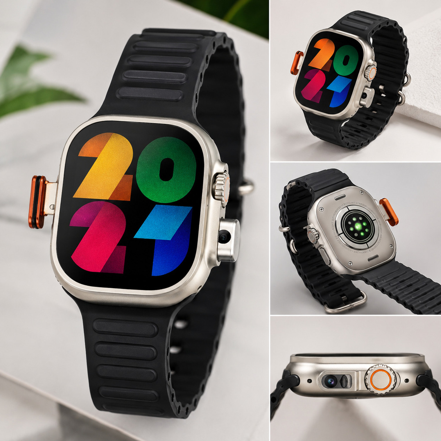 Image of Amozkart Android Smart Watch Support 5G /4G SIM /Wi-Fi /Bluetooth Smartwatch F483 Smartwatch