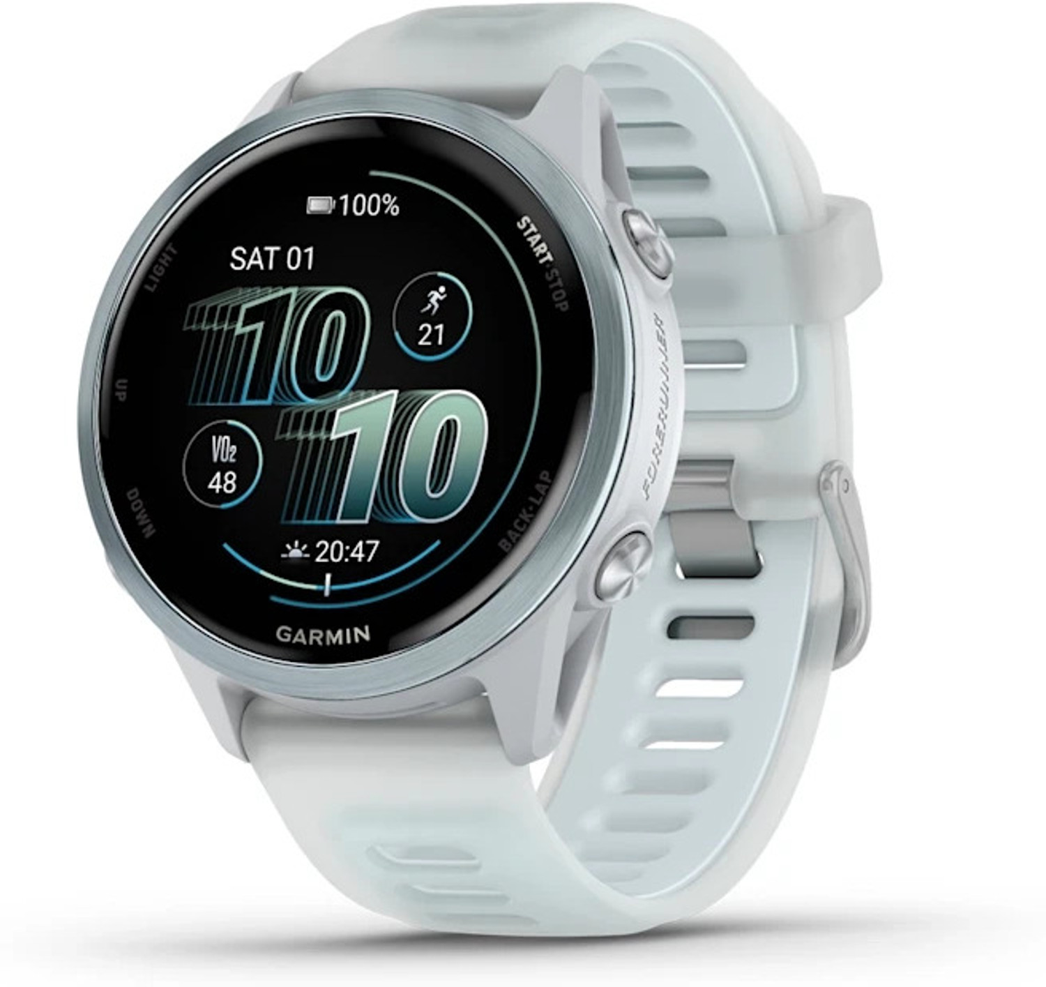 Image of GARMIN Forerunner 570 -42Mm- Cloud Blue Aluminium Band(A04909) Smartwatch